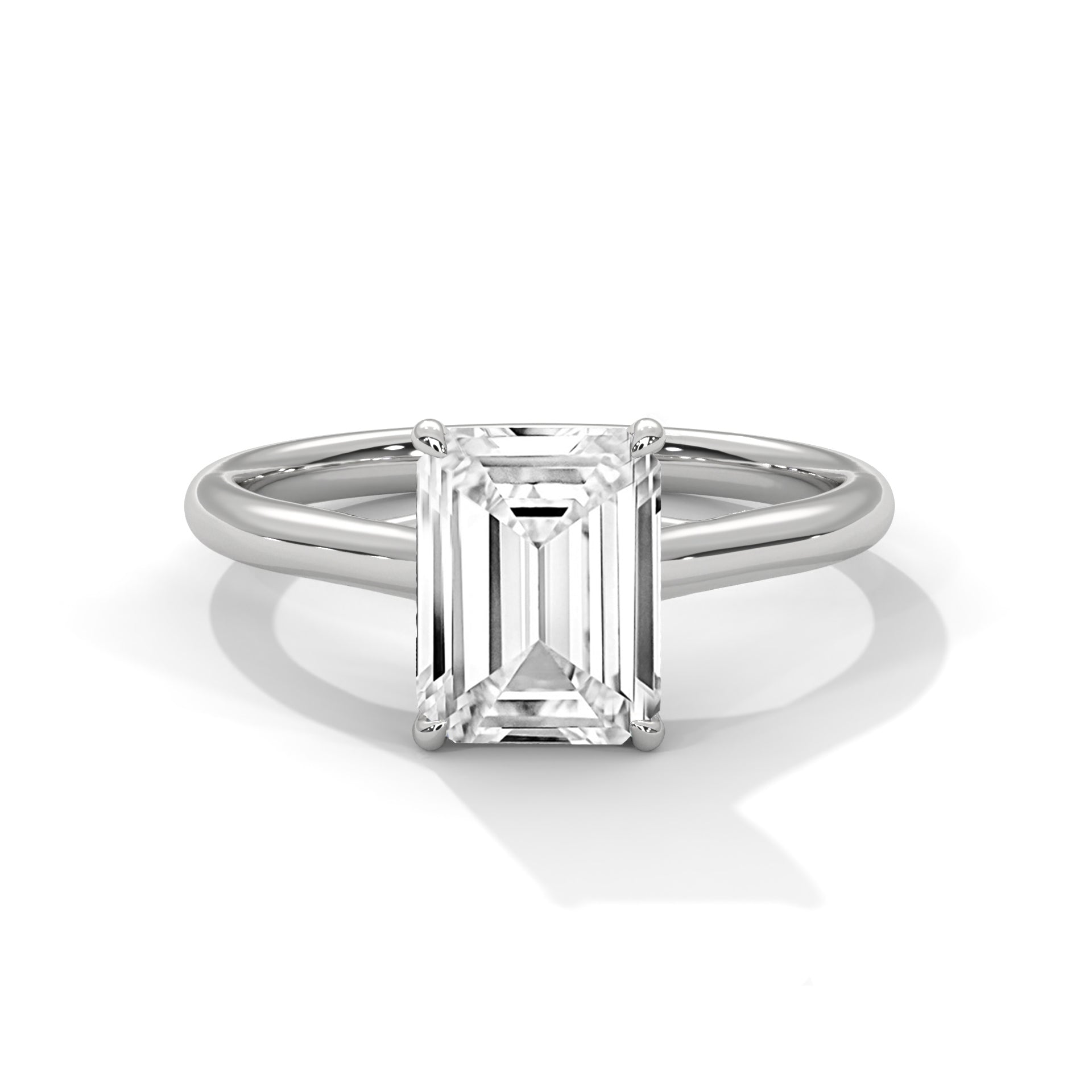 Celeste 2 CT Cushion Diamond Solitaire Engagement Ring | 14K & 18K Gold