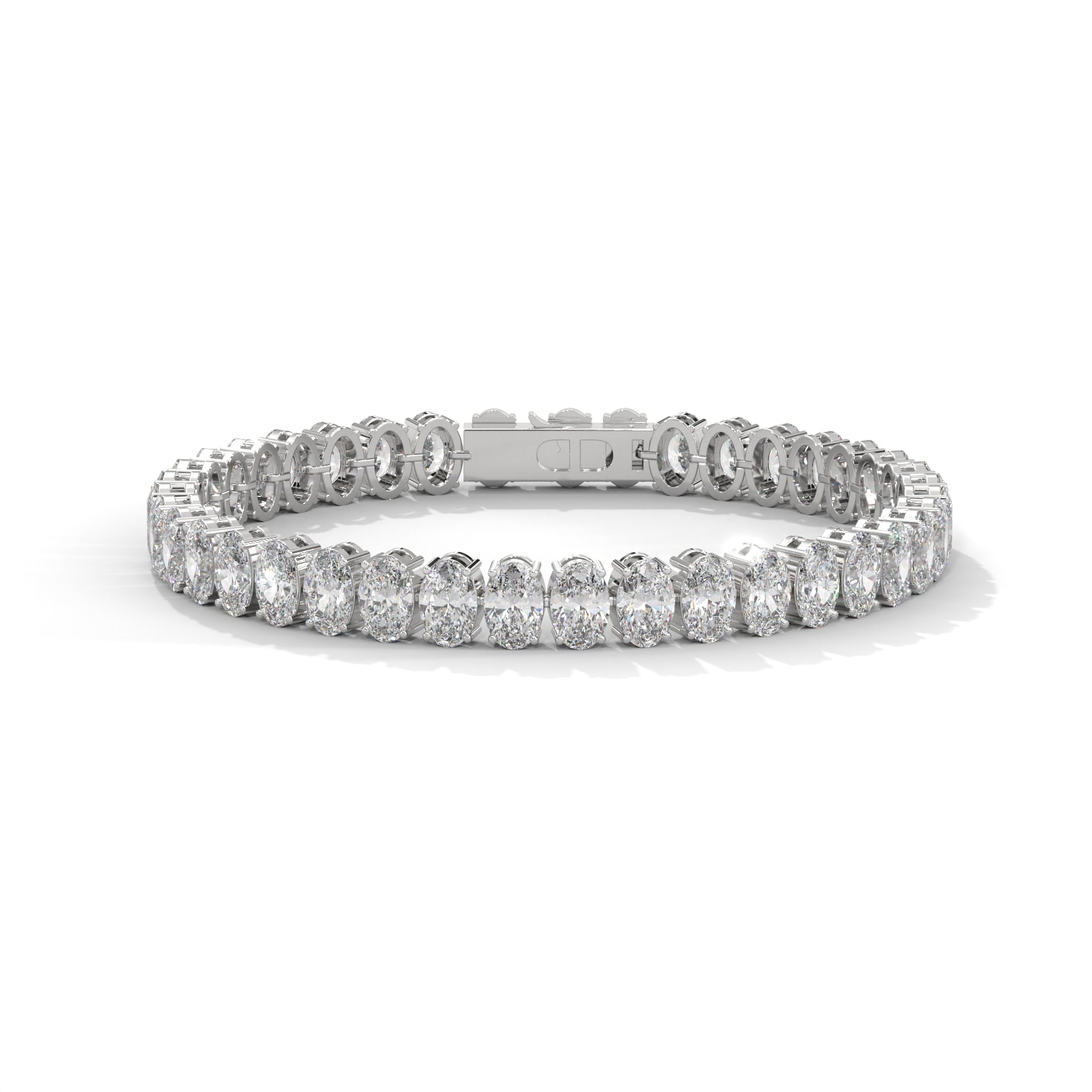 Grandeur Oval-Cut Lab-Grown Diamond Tennis Bracelet | 21.5 CTW