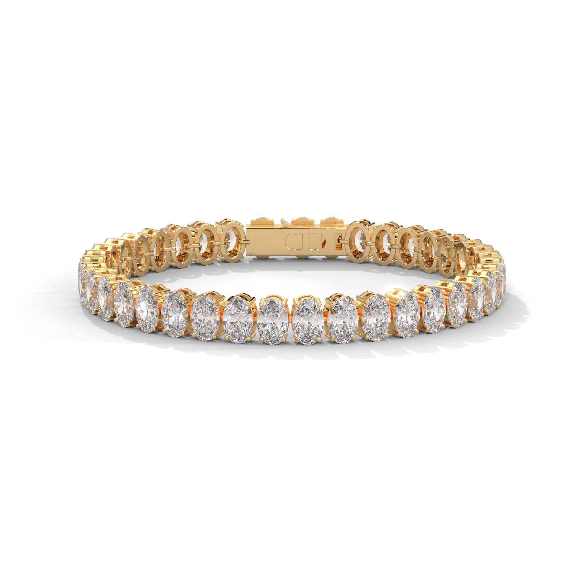 Grandeur Oval-Cut Lab-Grown Diamond Tennis Bracelet | 21.5 CTW