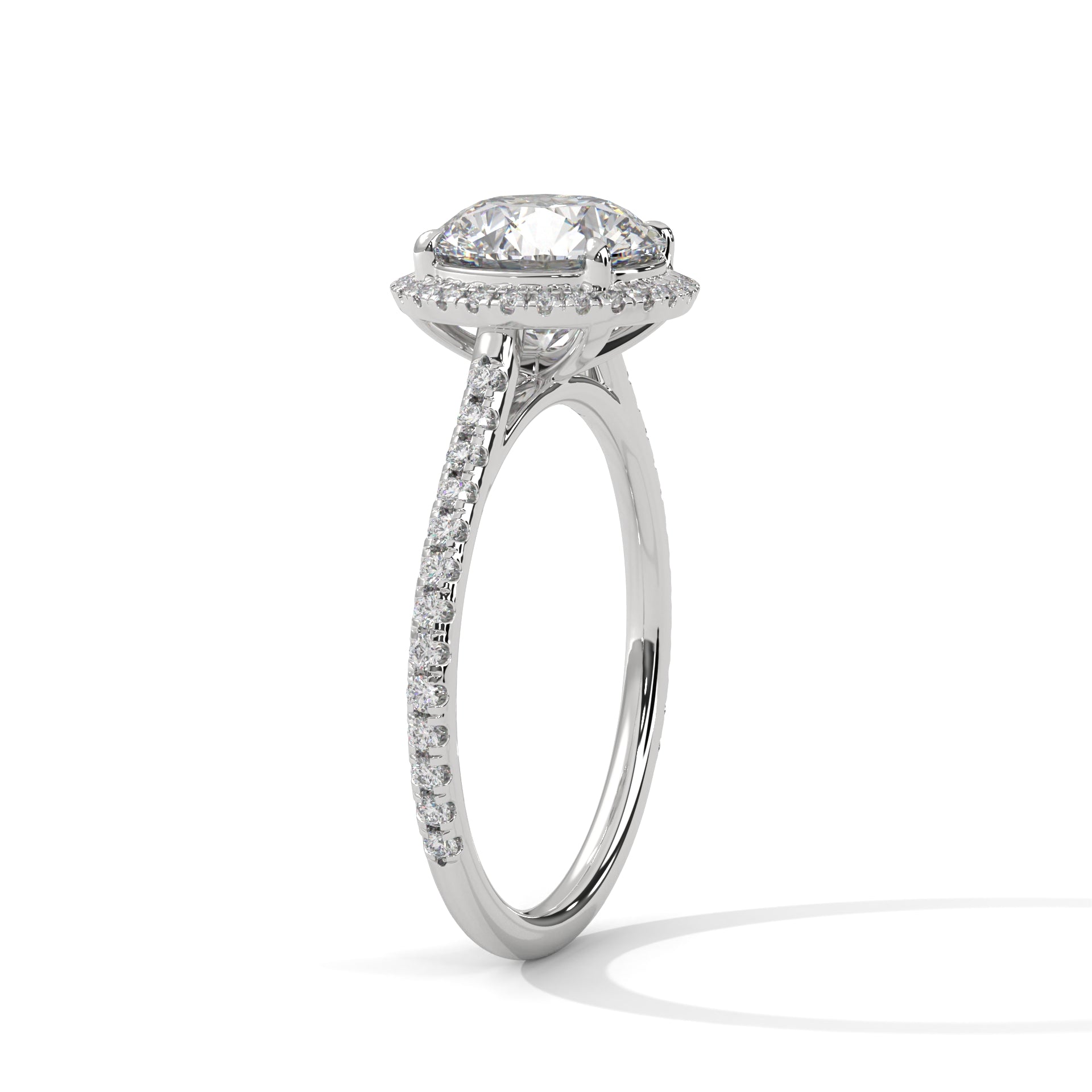Brilliance 3CT Round Lab-Grown Diamond Engagement Ring | 3.34 CTW