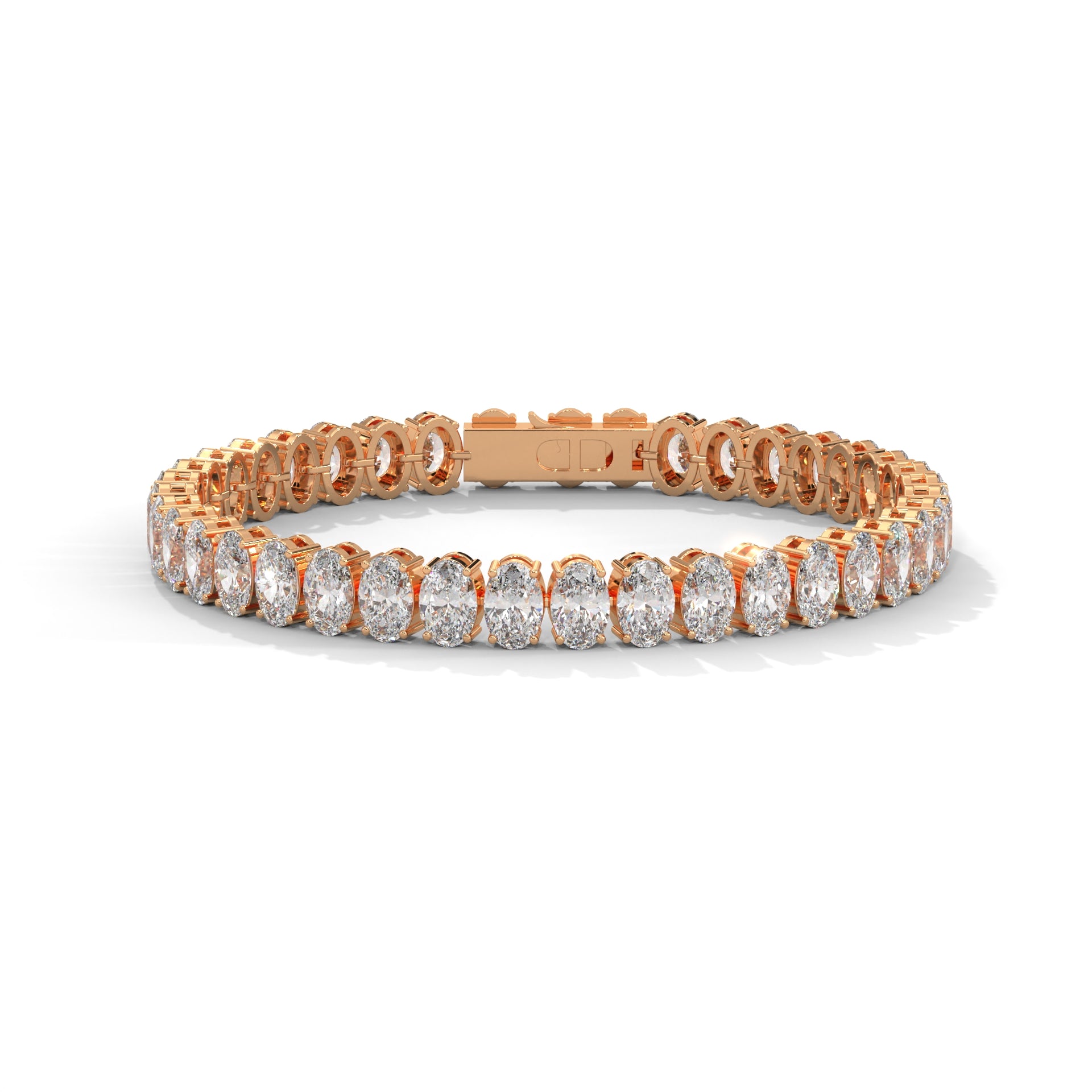 Grandeur Oval-Cut Lab-Grown Diamond Tennis Bracelet | 21.5 CTW
