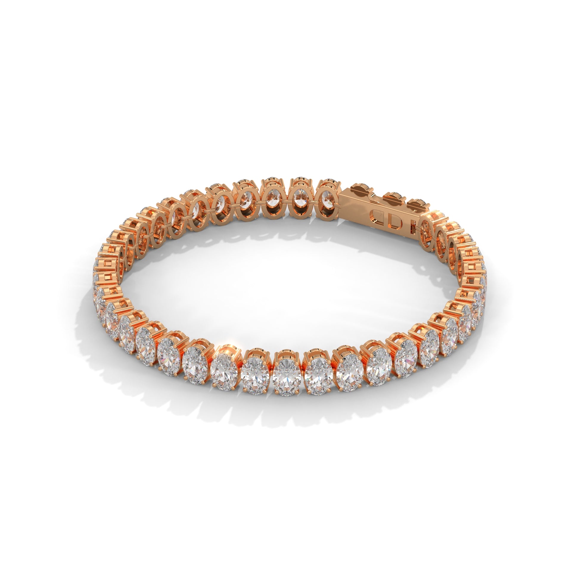 Grandeur Oval-Cut Lab-Grown Diamond Tennis Bracelet | 21.5 CTW