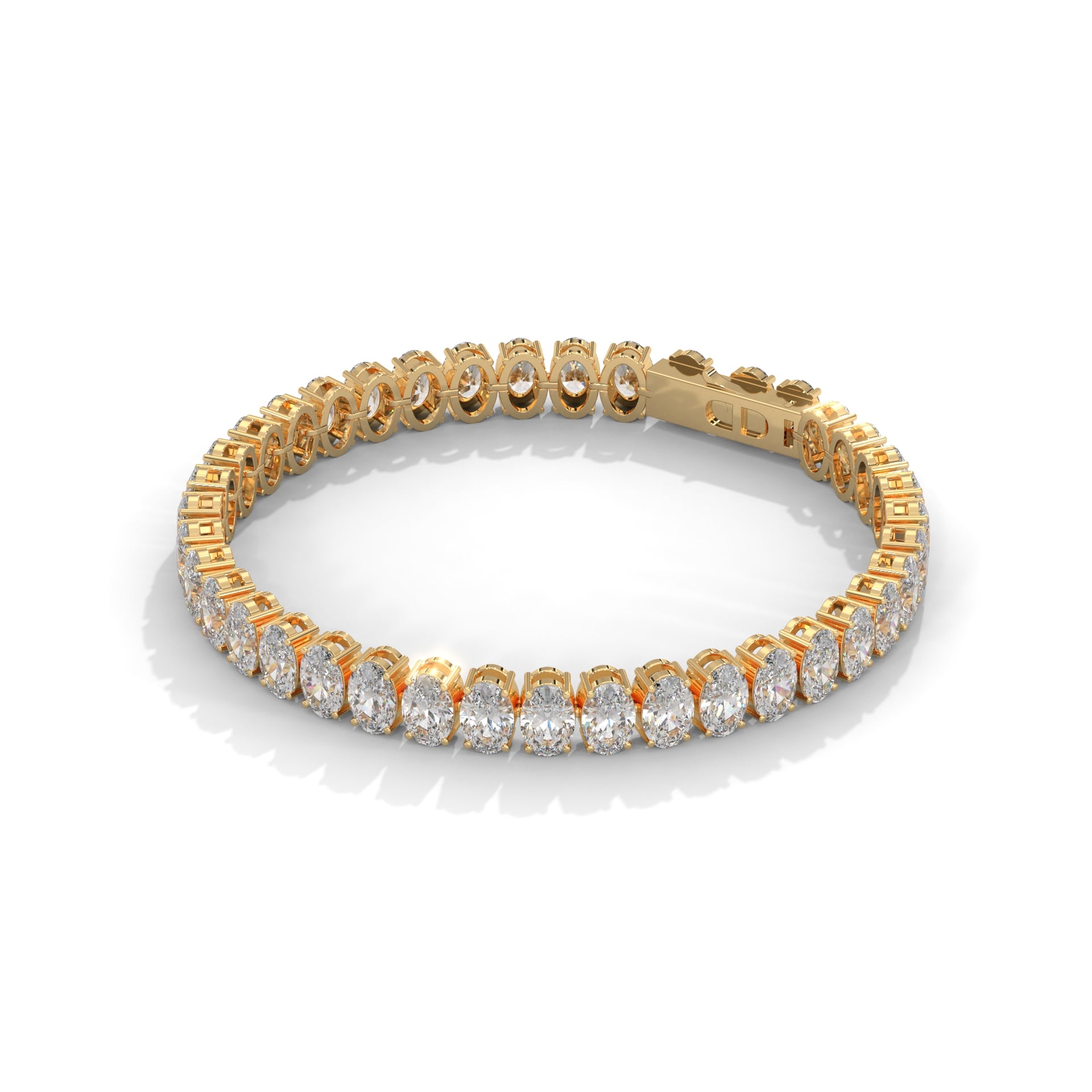 Grandeur Oval-Cut Lab-Grown Diamond Tennis Bracelet | 21.5 CTW