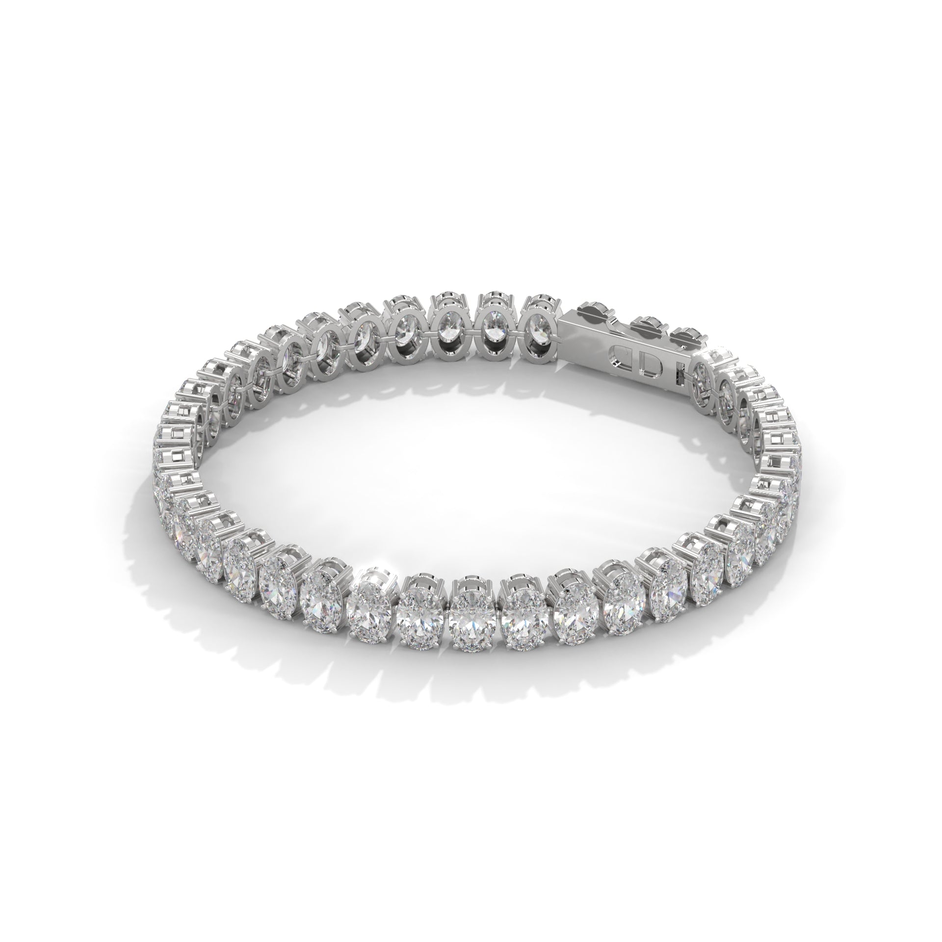 Grandeur Oval-Cut Lab-Grown Diamond Tennis Bracelet | 21.5 CTW