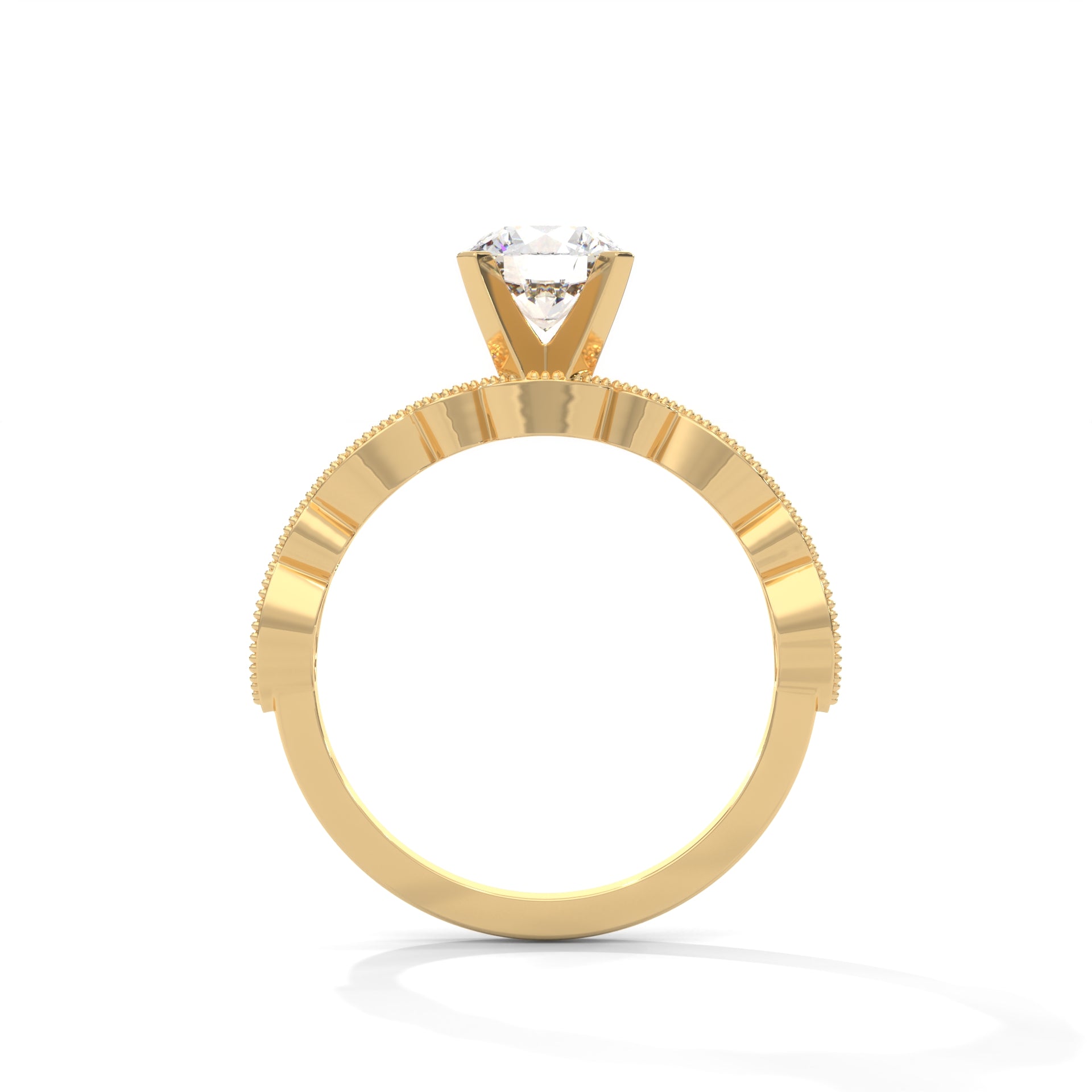 The Opulent Pave Twirl 1.66 CTW Round-Cut Diamond Ladies' Ring | E VS1