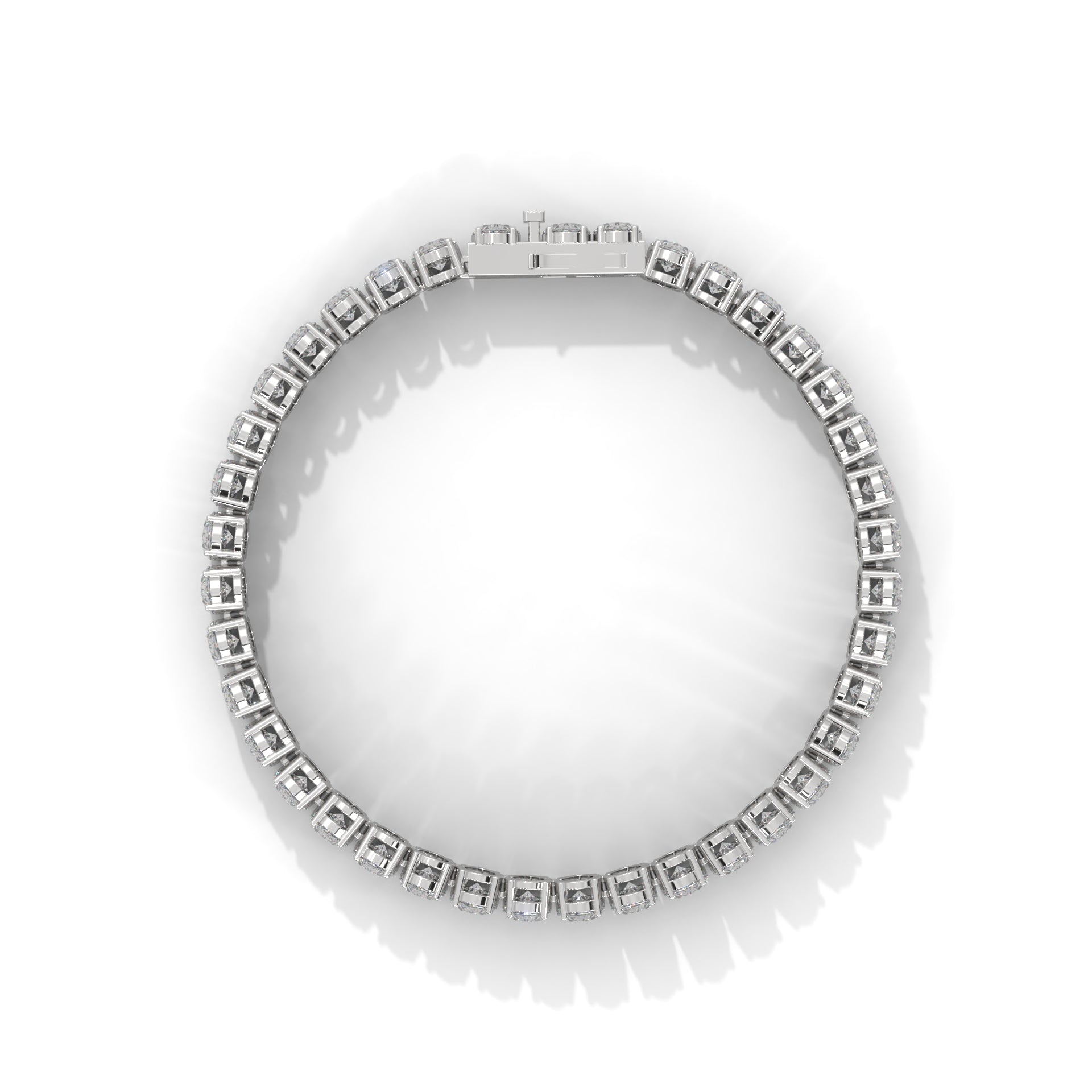 Grandeur Oval-Cut Lab-Grown Diamond Tennis Bracelet | 21.5 CTW