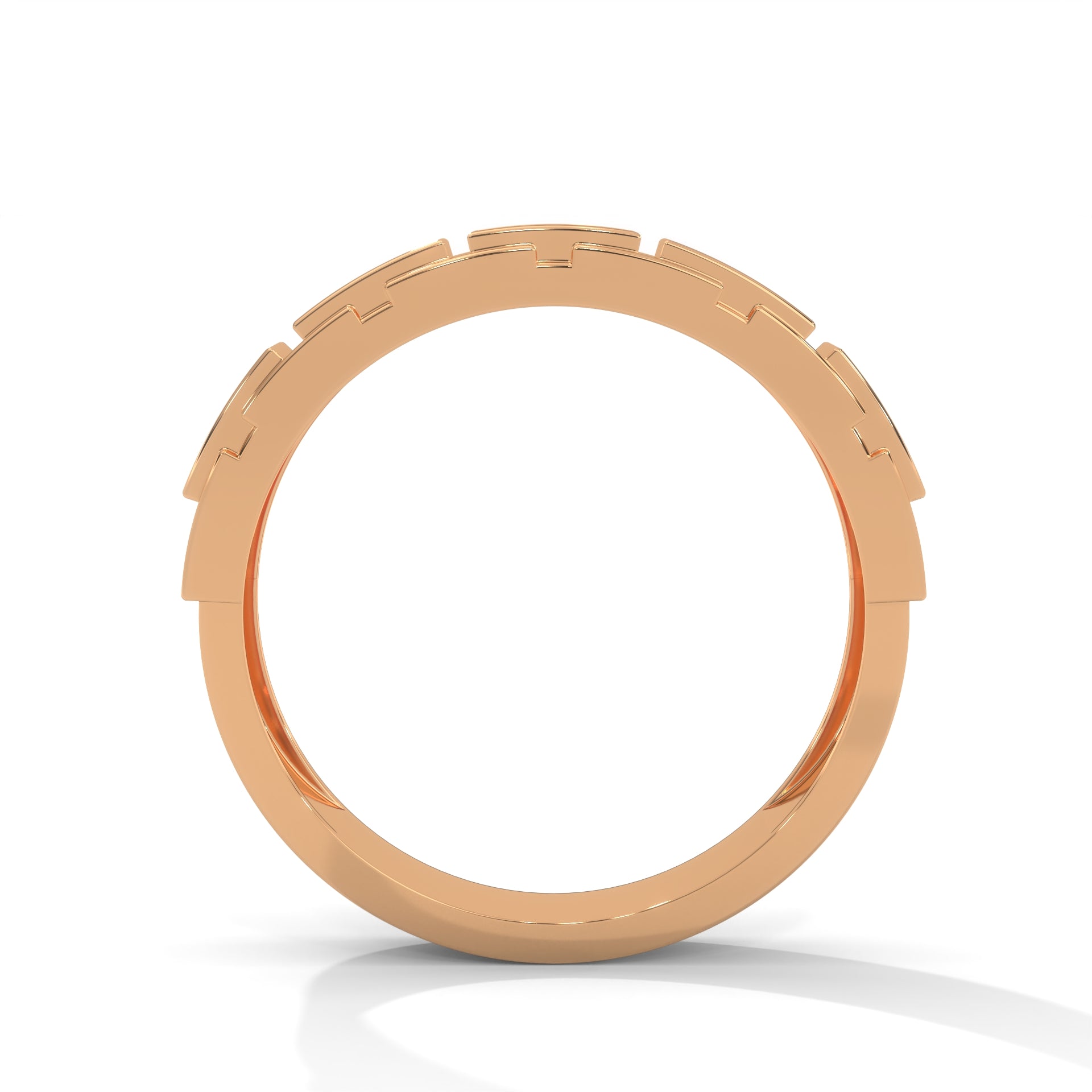 Imperium 0.45 CTW Round Lab-Grown Diamond Multi-Panel Men's Ring