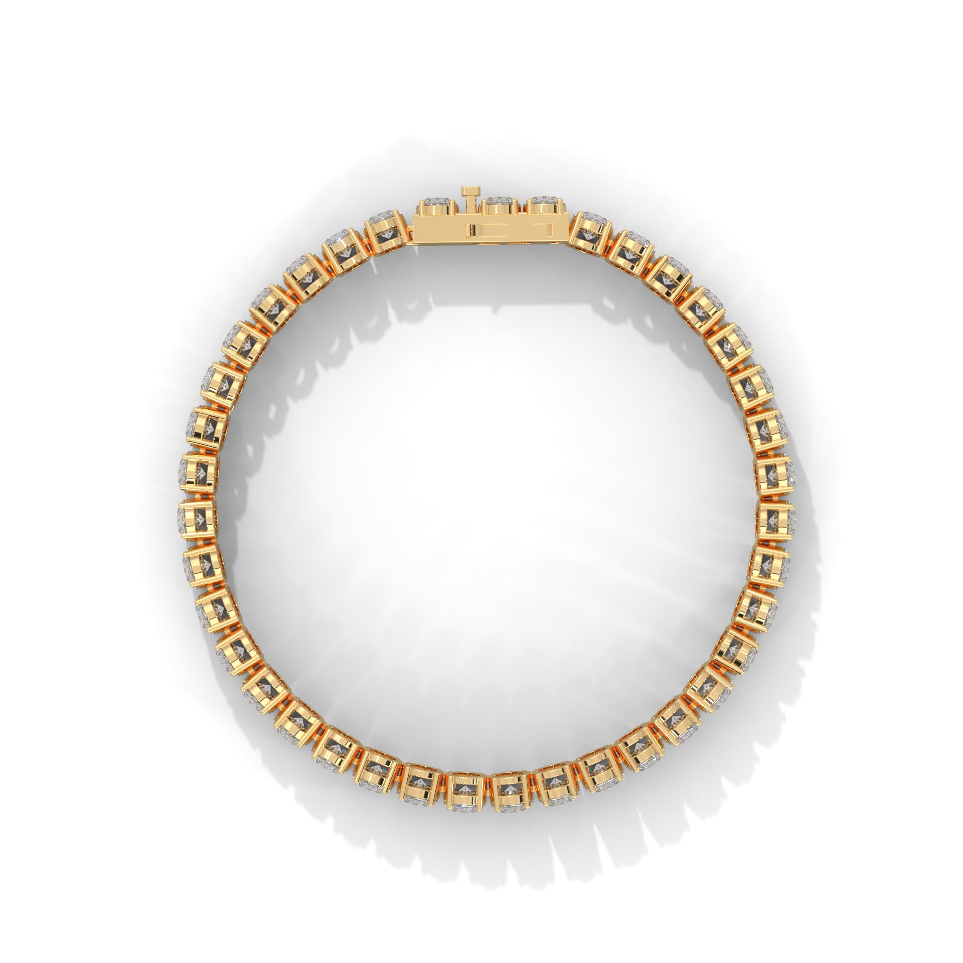 Grandeur Oval-Cut Lab-Grown Diamond Tennis Bracelet | 21.5 CTW