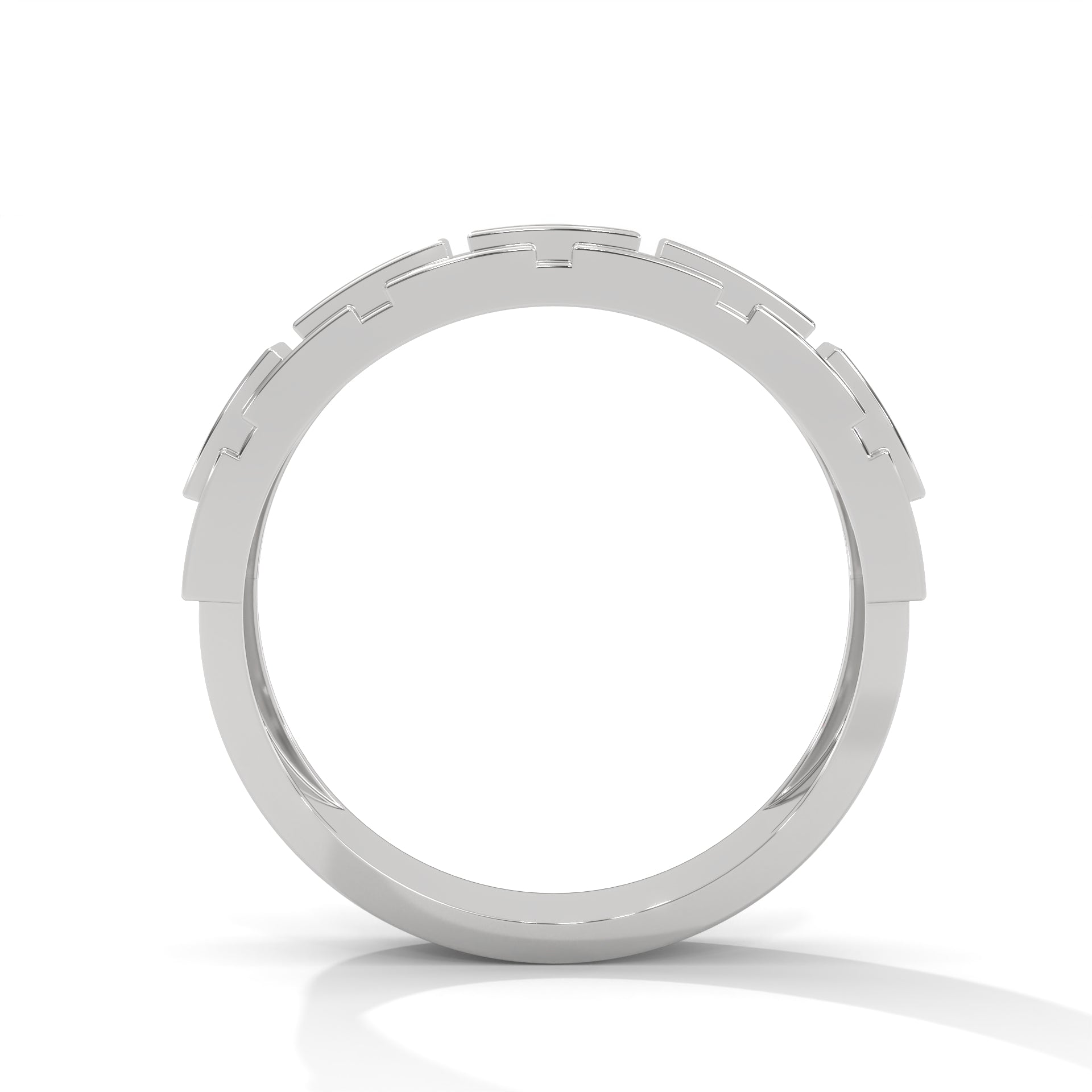 Imperium 0.45 CTW Round Lab-Grown Diamond Multi-Panel Men's Ring