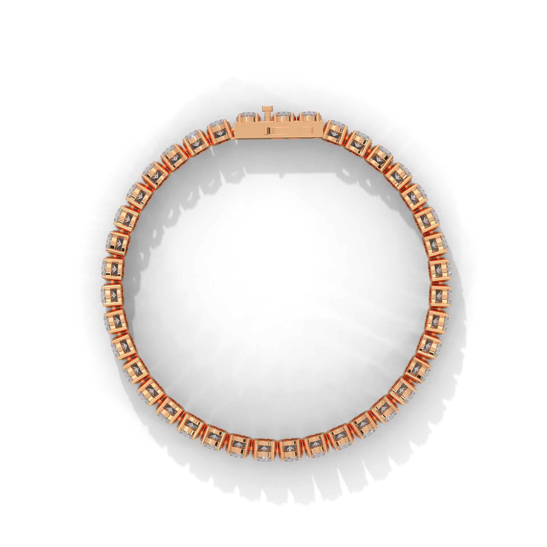 Grandeur Oval-Cut Lab-Grown Diamond Tennis Bracelet | 21.5 CTW