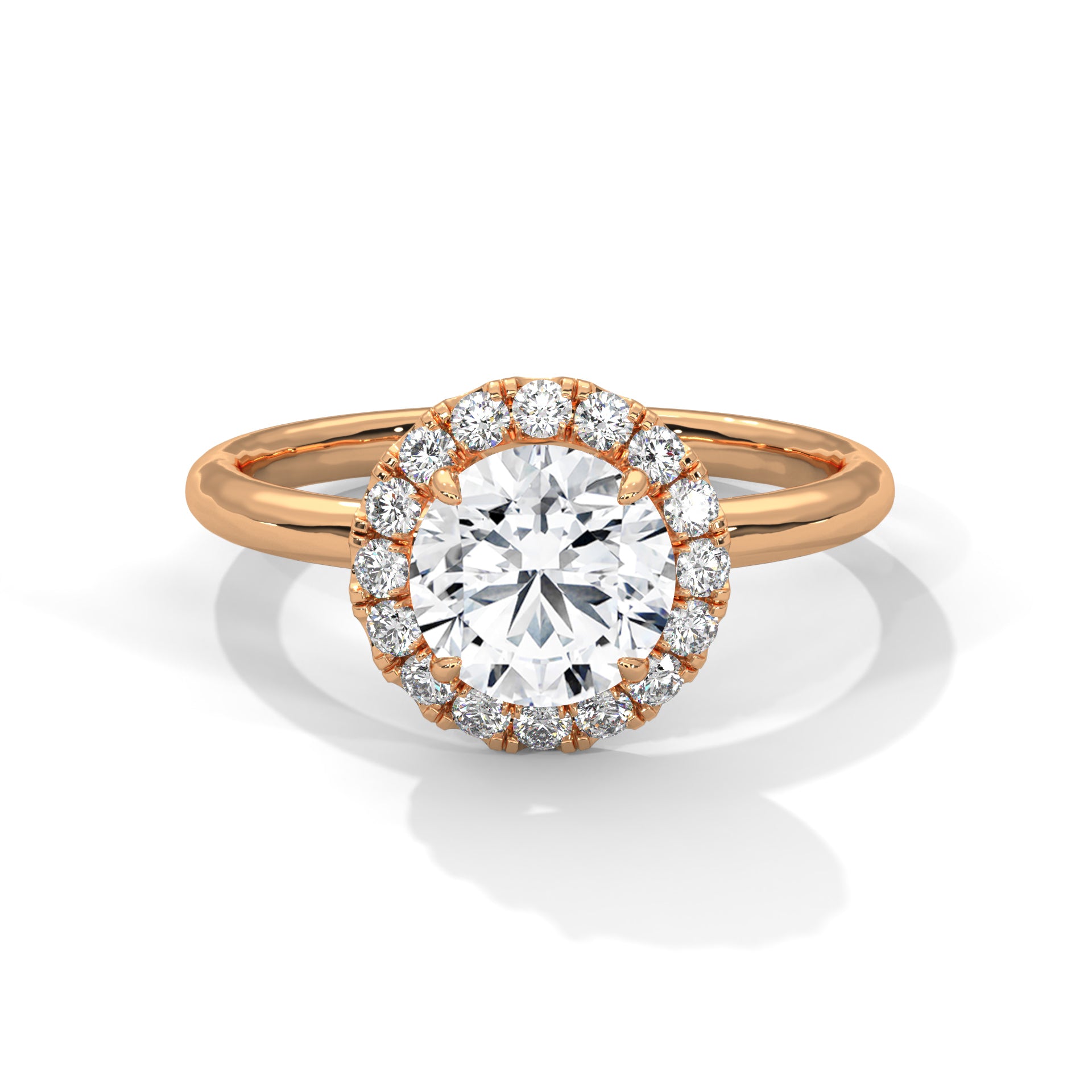 Halo 1.5 CTW Classic Round-Cut Lab Grown Diamond Ring | 1.69 CTW