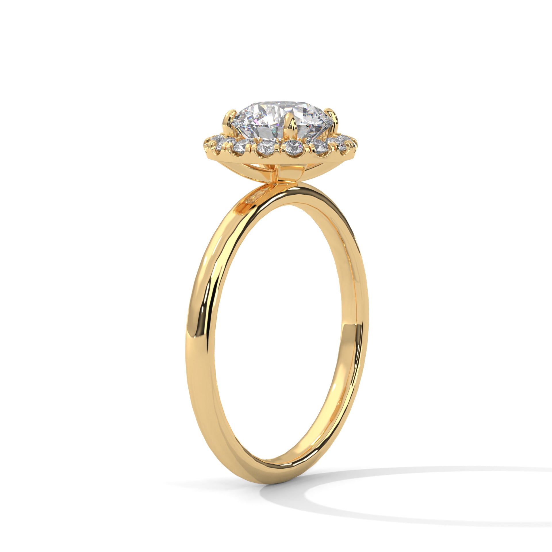 Halo 1.5 CTW Classic Round-Cut Lab Grown Diamond Ring | 1.69 CTW