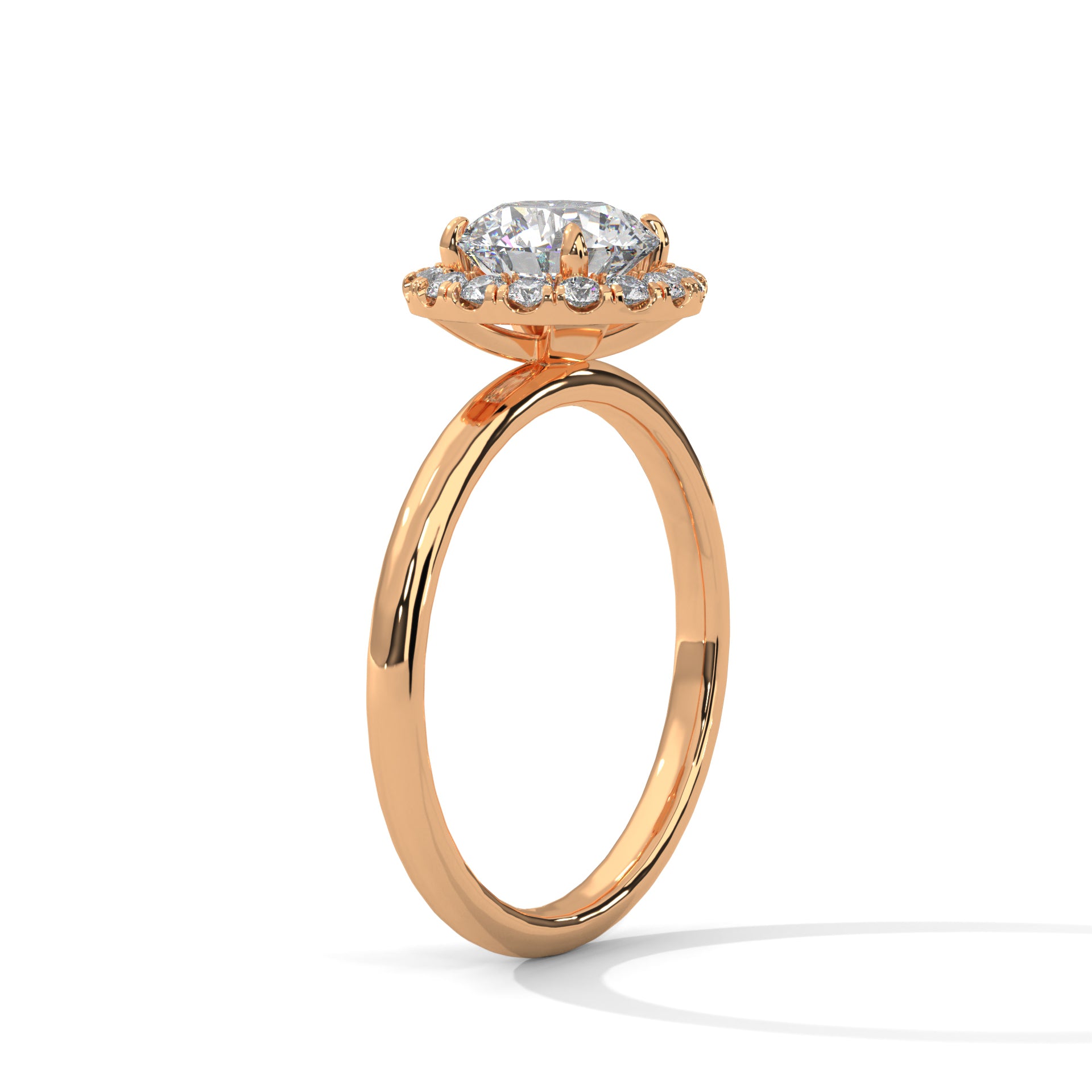 Halo 1.5 CTW Classic Round-Cut Lab Grown Diamond Ring | 1.69 CTW