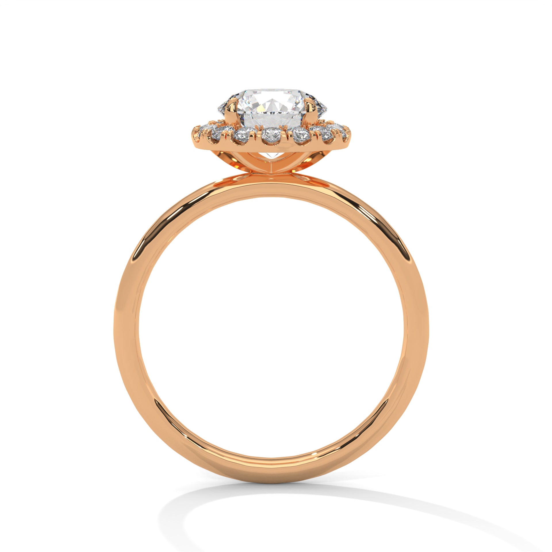 Halo 1.5 CTW Classic Round-Cut Lab Grown Diamond Ring | 1.69 CTW