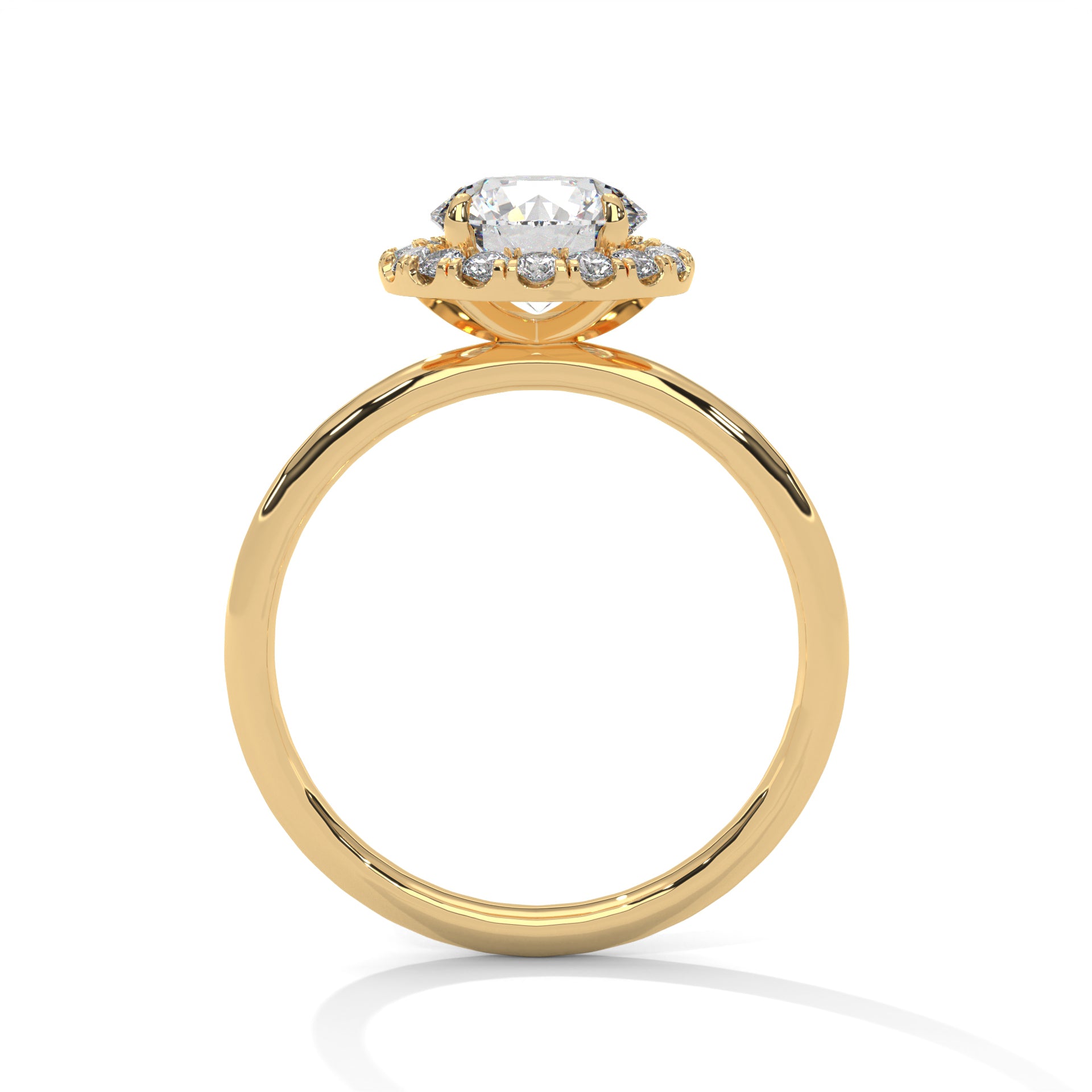 Halo 1.5 CTW Classic Round-Cut Lab Grown Diamond Ring | 1.69 CTW