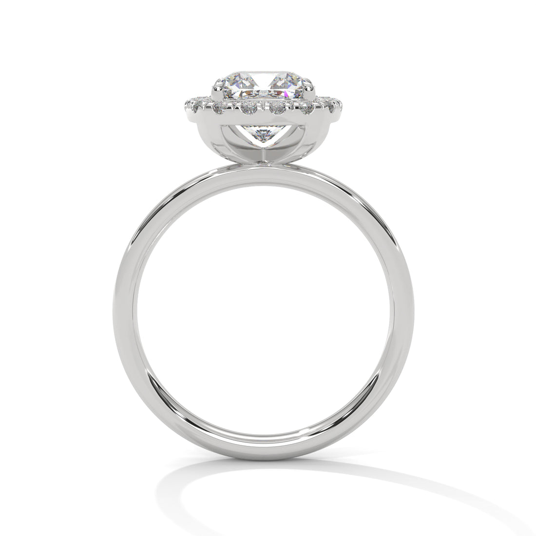Halo 3 CT Cushion-Cut Lab Grown Diamond Ring | 3.24 CTW