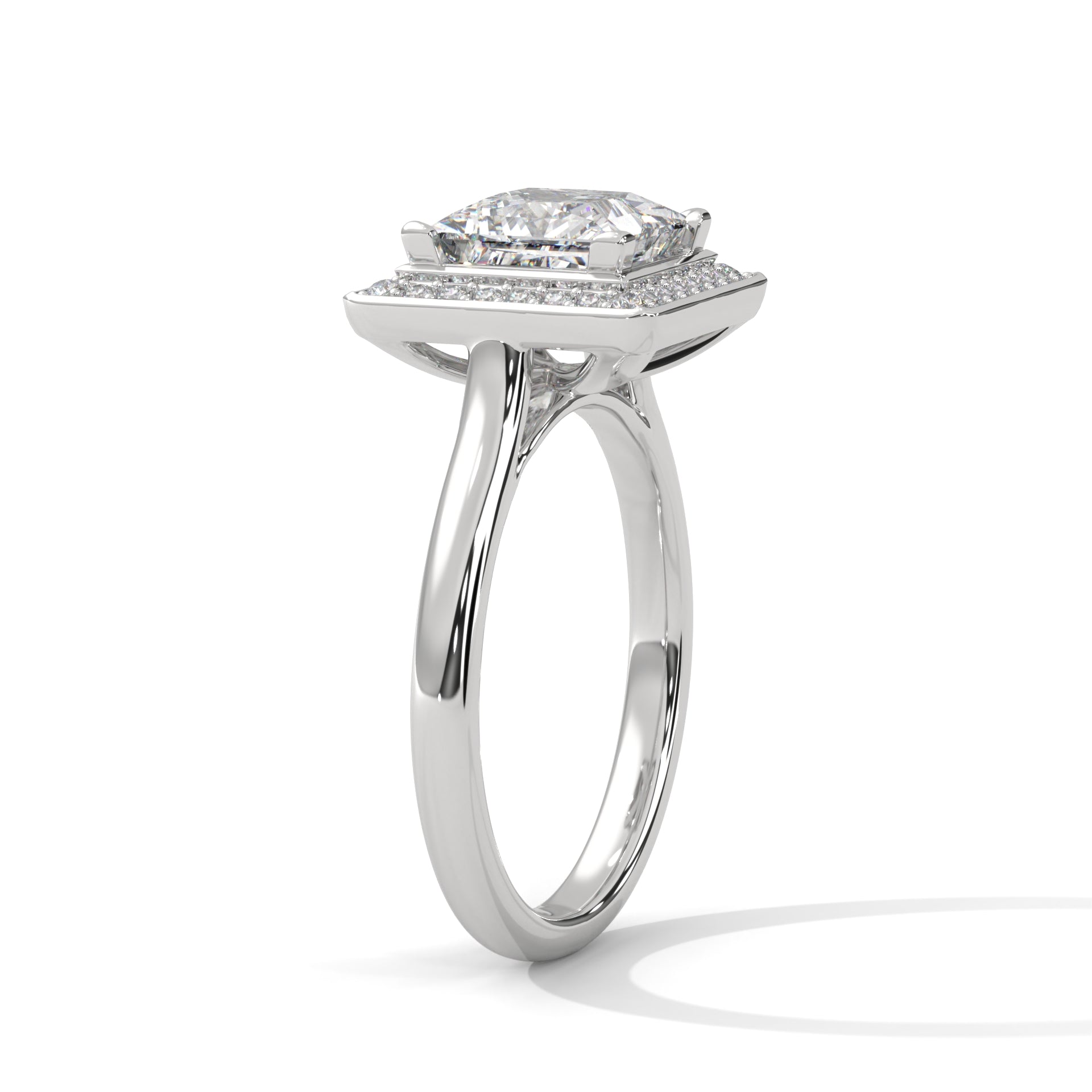 Regal 1.5CT Princess Lab-Grown Diamond Engagement Ring | 1.68 CTW