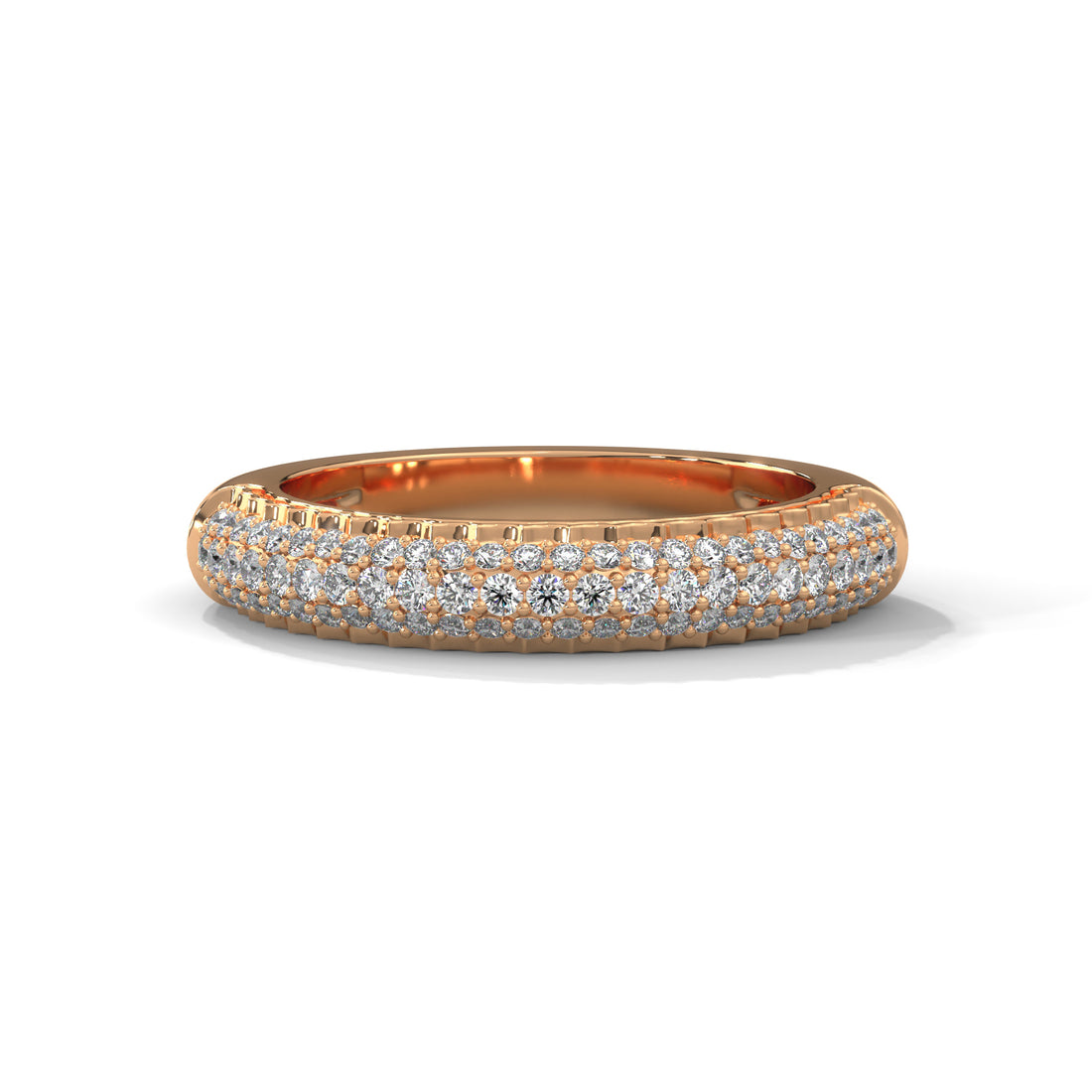 The Gleaming Band 0.45 CTW Round-Cut Diamond Ladies' Ring | 14K/18K Gold
