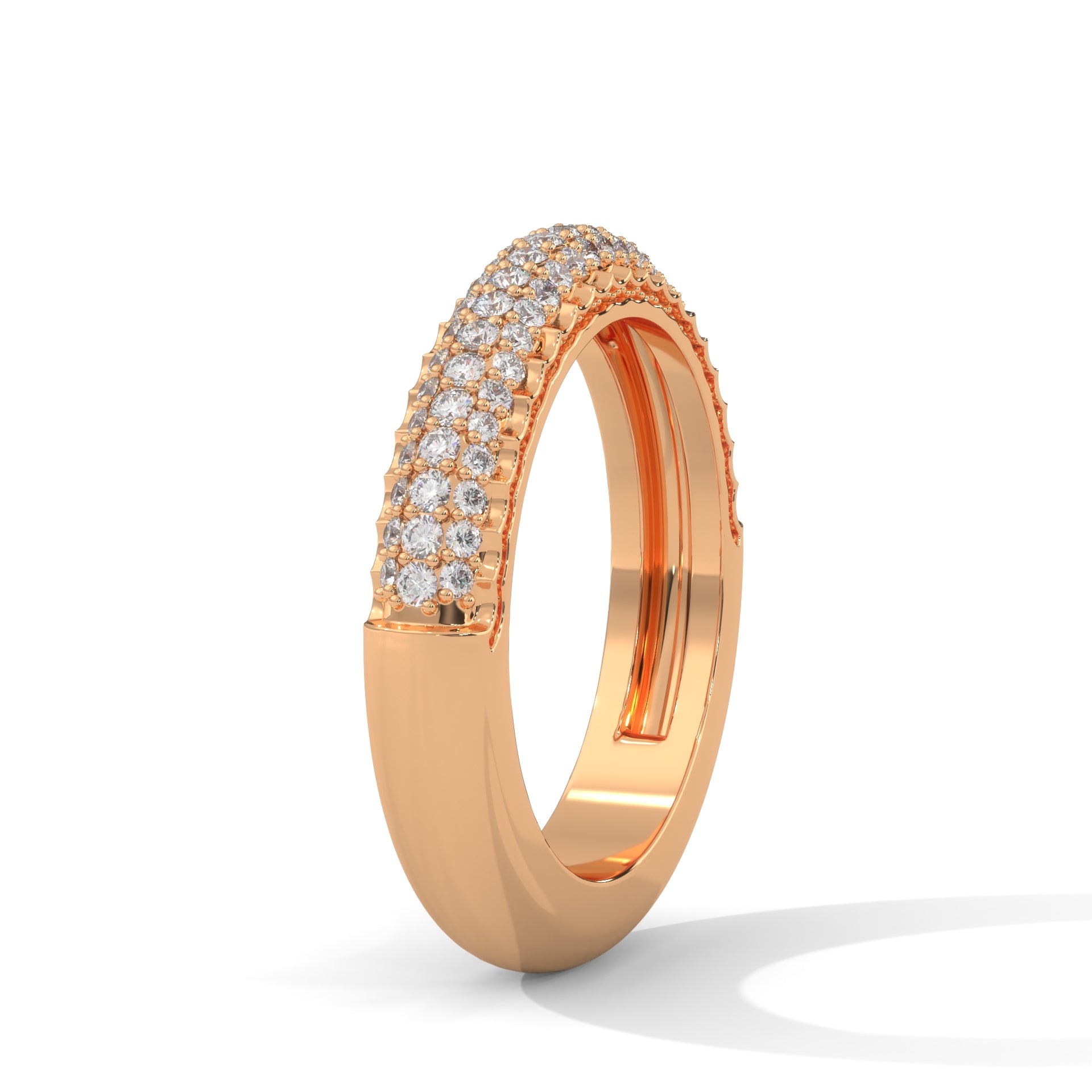 The Gleaming Band 0.45 CTW Round-Cut Diamond Ladies' Ring | 14K/18K Gold
