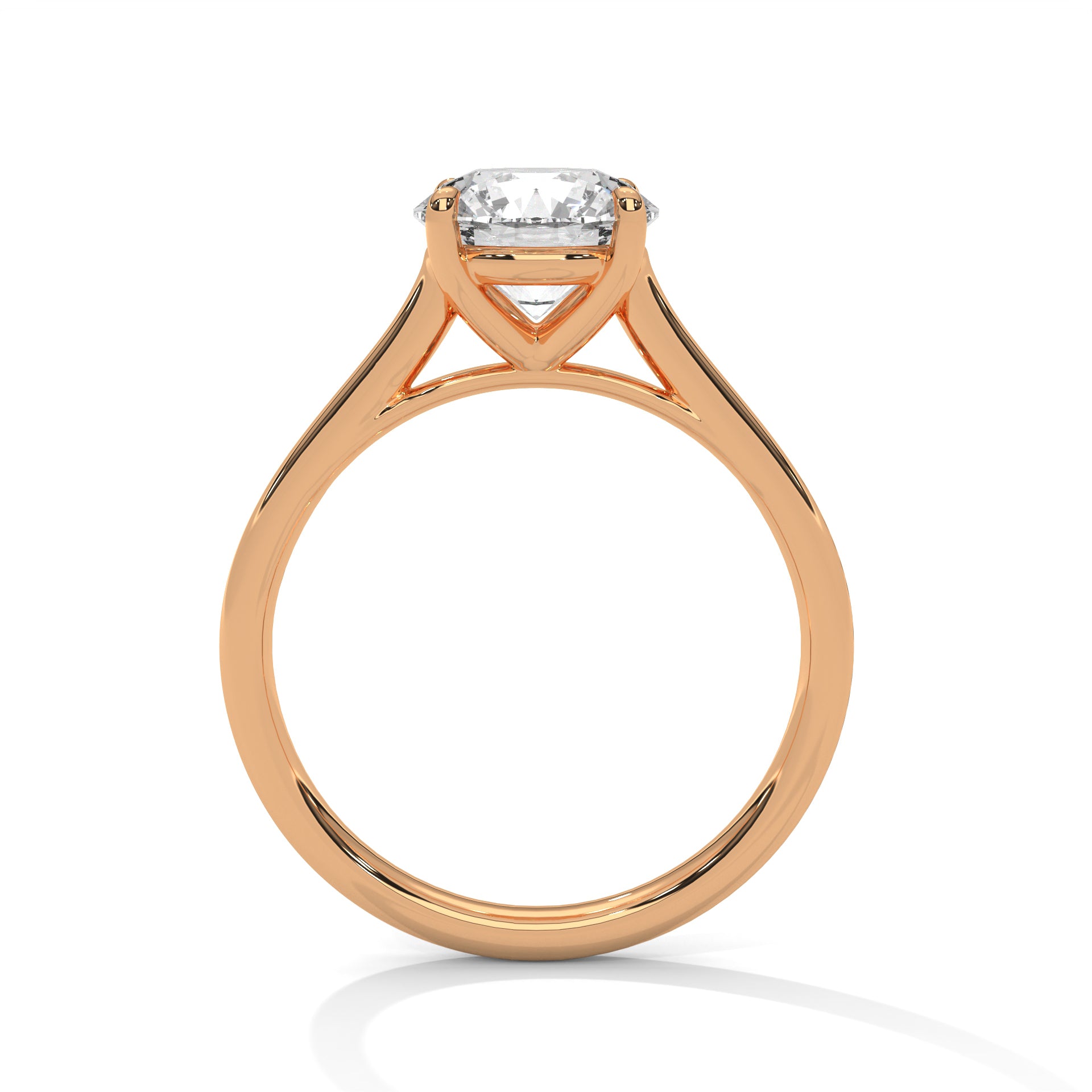 Astra 2.00 CT Round-Cut Diamond Solitaire Ring | 14K & 18K Gold
