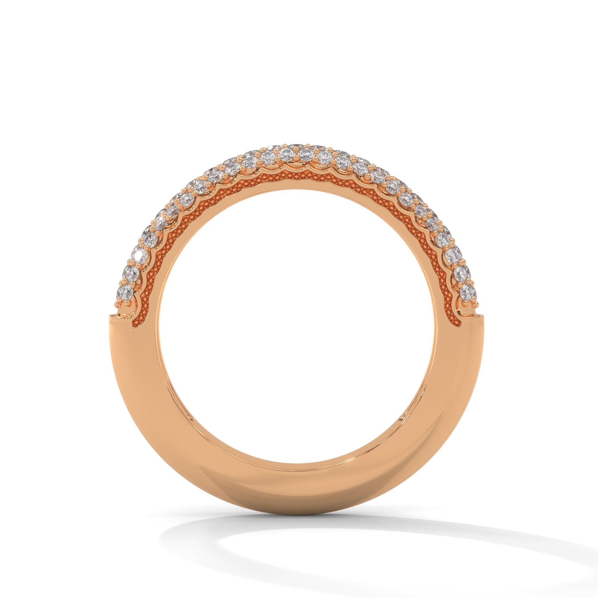 The Gleaming Band 0.45 CTW Round-Cut Diamond Ladies' Ring | 14K/18K Gold