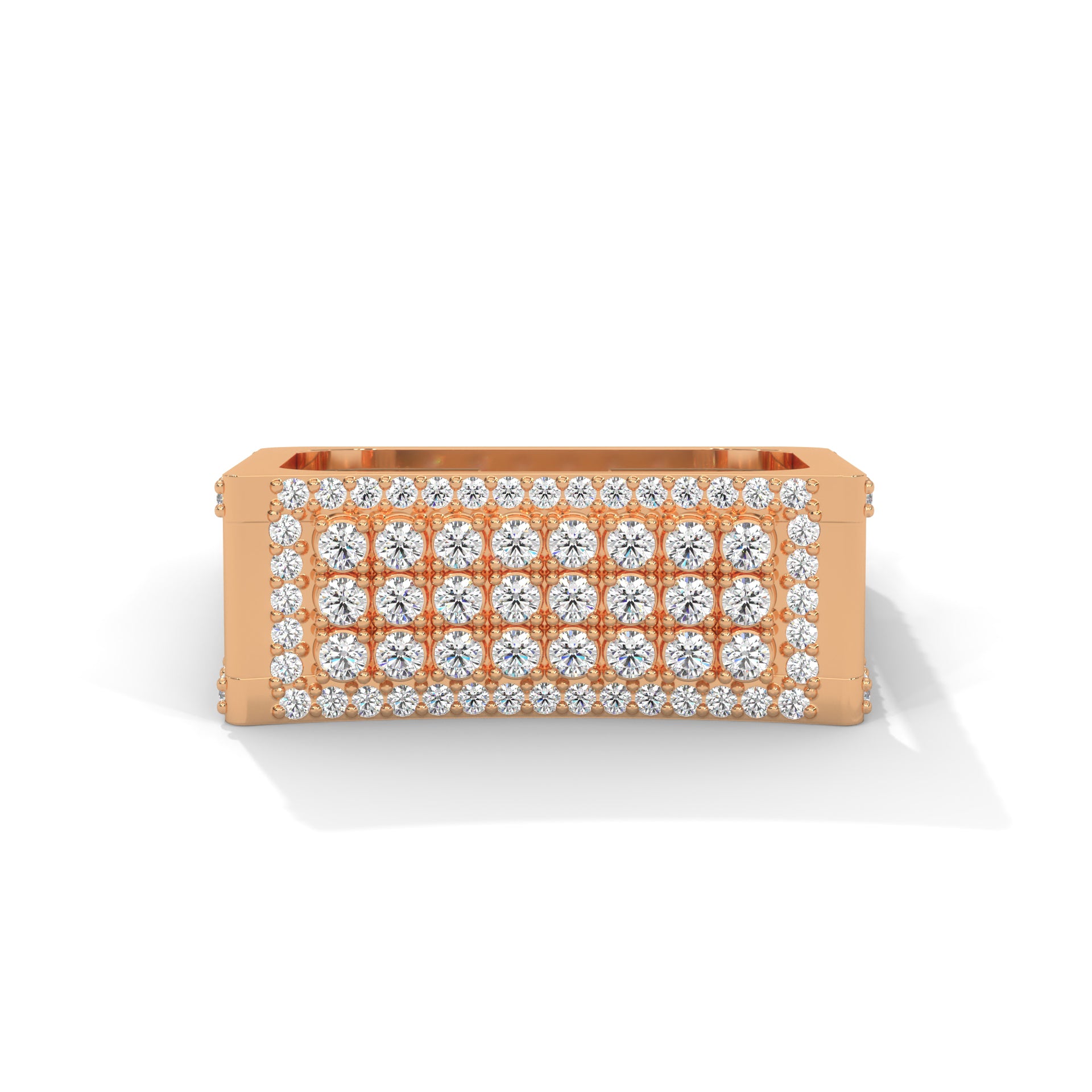 Titan 0.95 CTW Round Lab-Grown Diamond Square Band