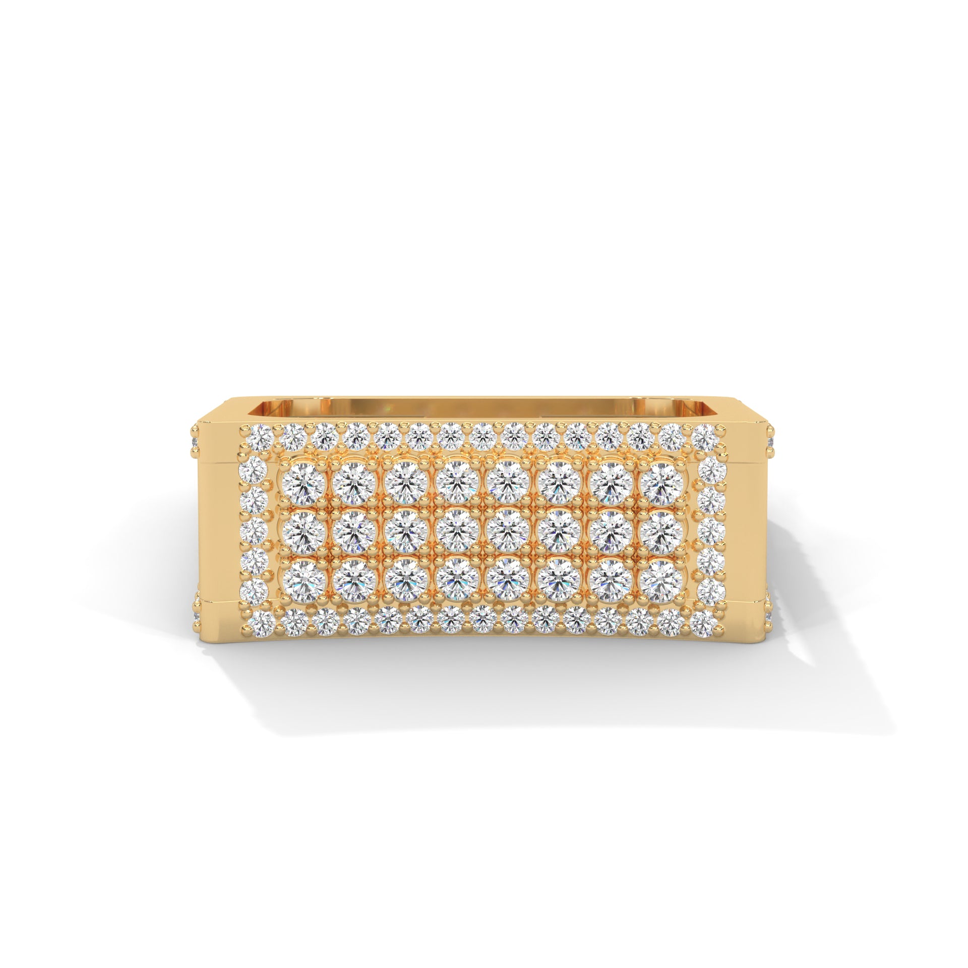 Titan 0.95 CTW Round Lab-Grown Diamond Square Band