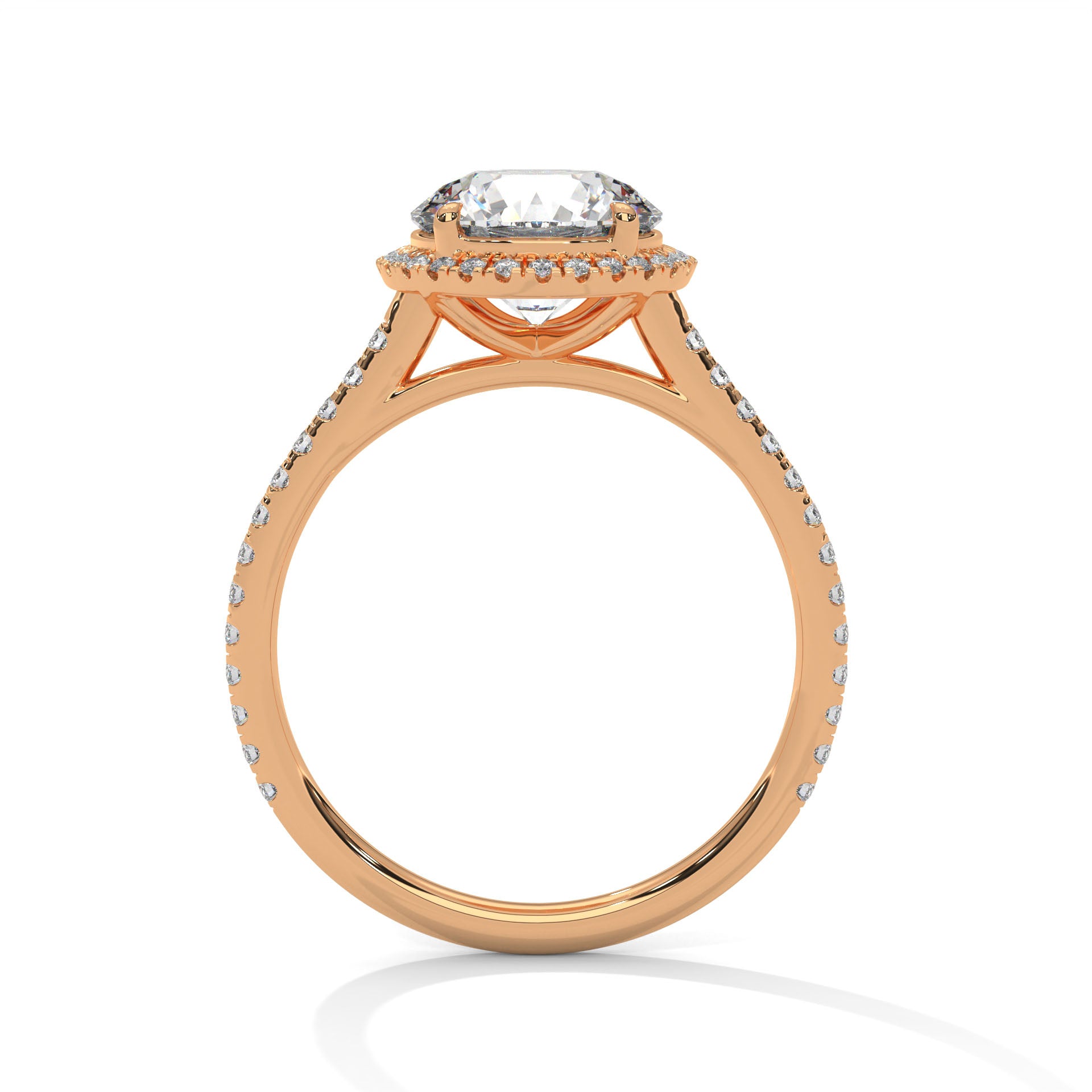 Brilliance 3CT Round Lab-Grown Diamond Engagement Ring | 3.34 CTW