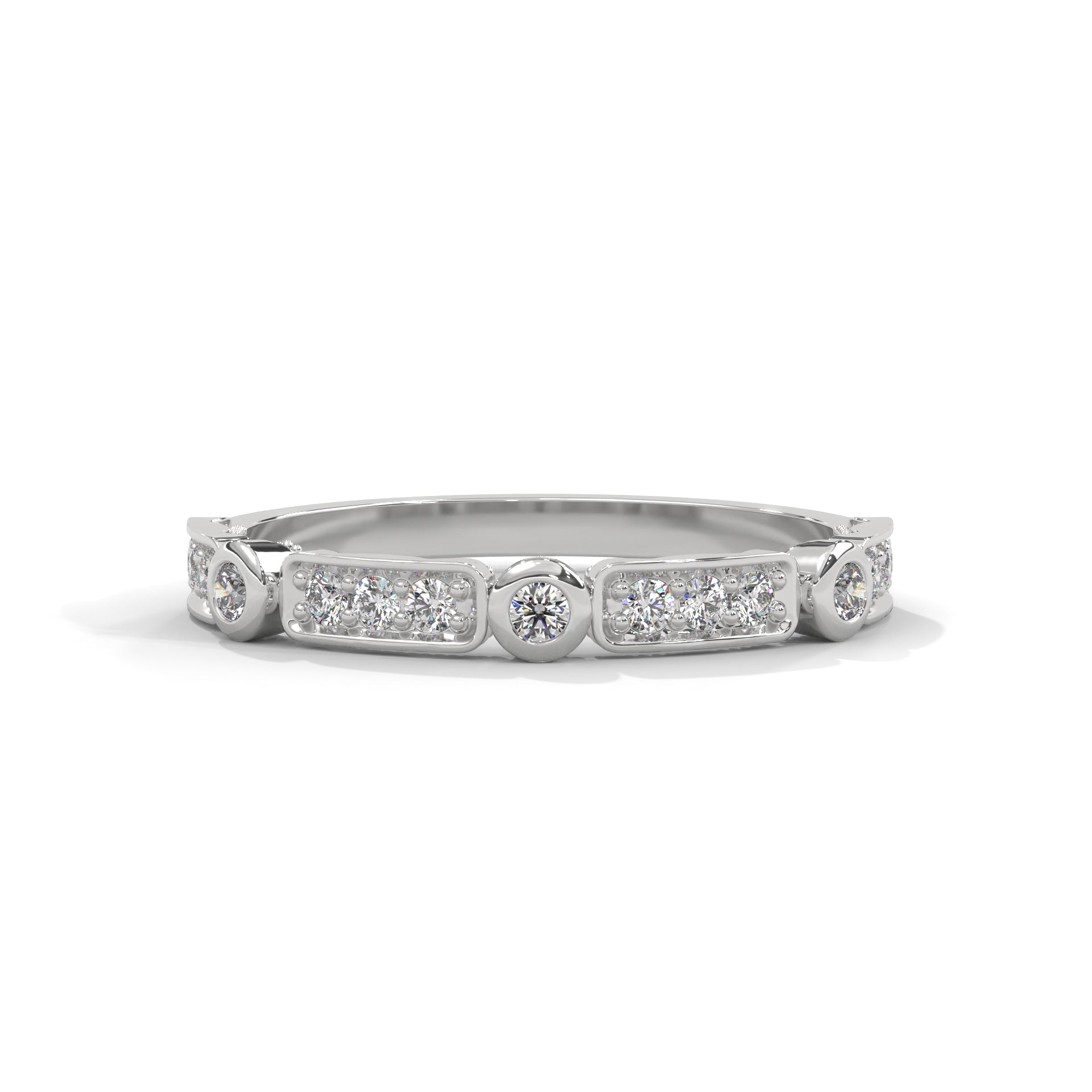 The Dazzling Array 0.23 CTW Round-Cut Diamond Ladies' Ring | 14K/18K Gold