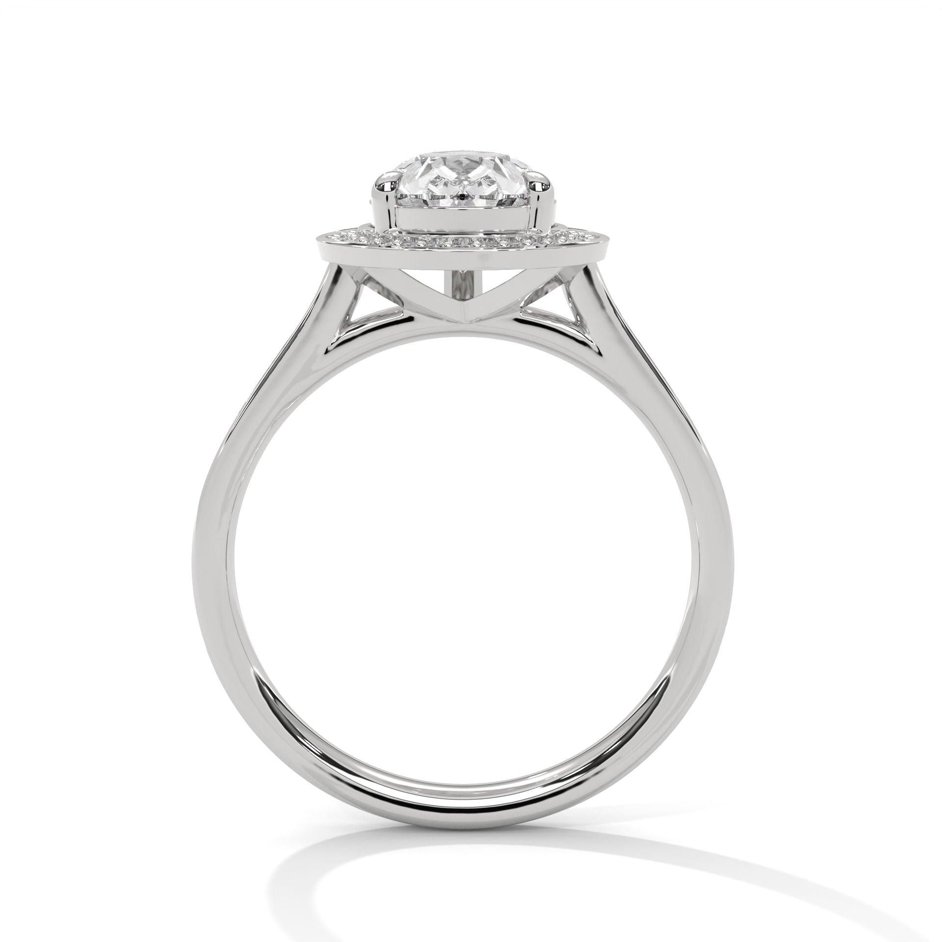 Celestial Teardrop 1.5CT Pear Lab-Grown Diamond Engagement Ring | 1.84 CTW