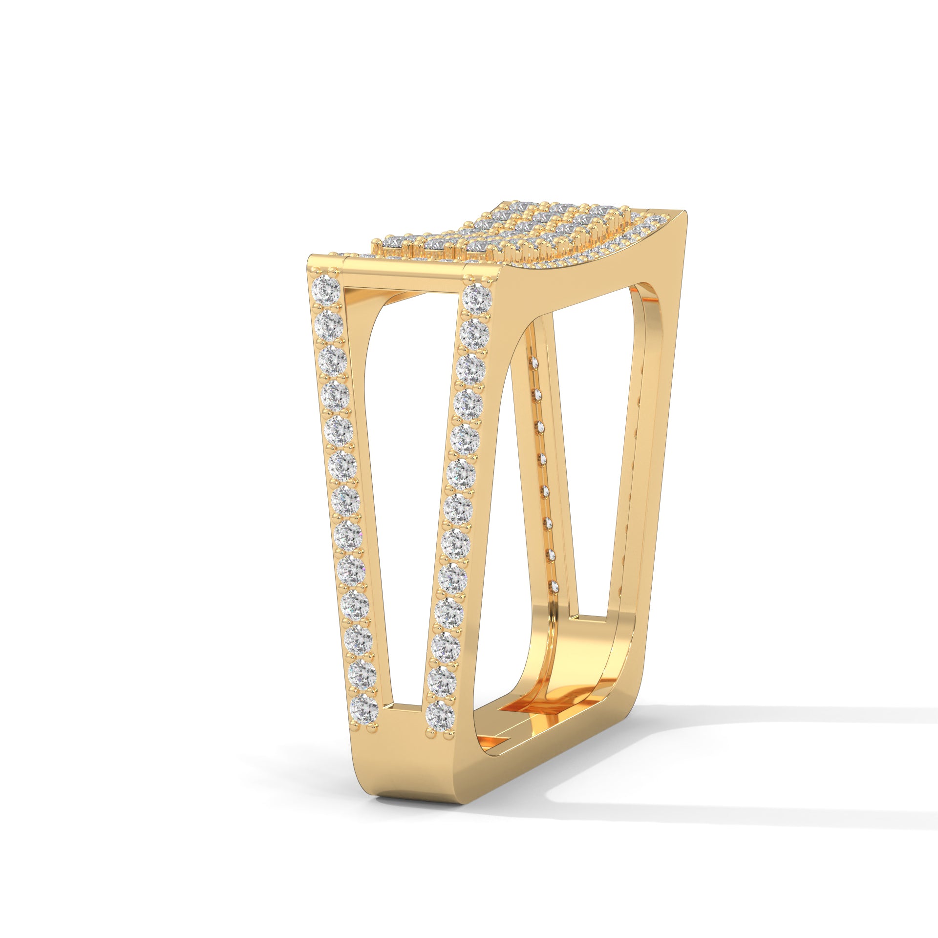 Titan 0.95 CTW Round Lab-Grown Diamond Square Band