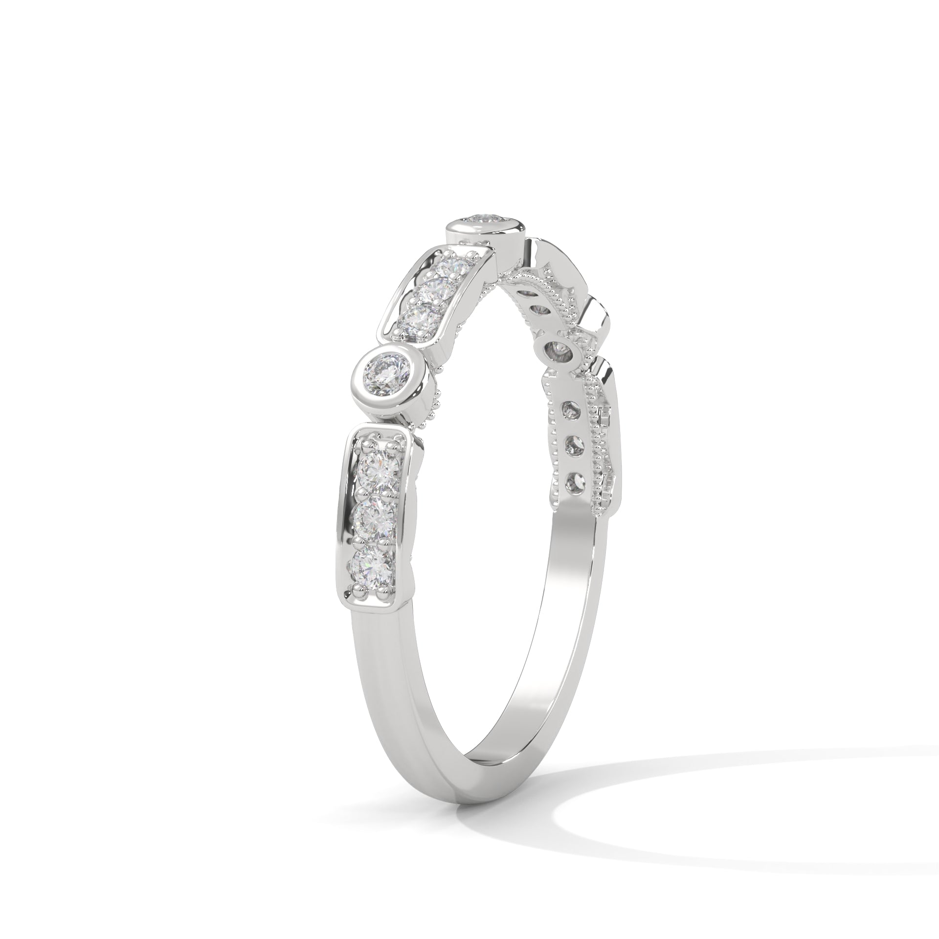 The Dazzling Array 0.23 CTW Round-Cut Diamond Ladies' Ring | 14K/18K Gold