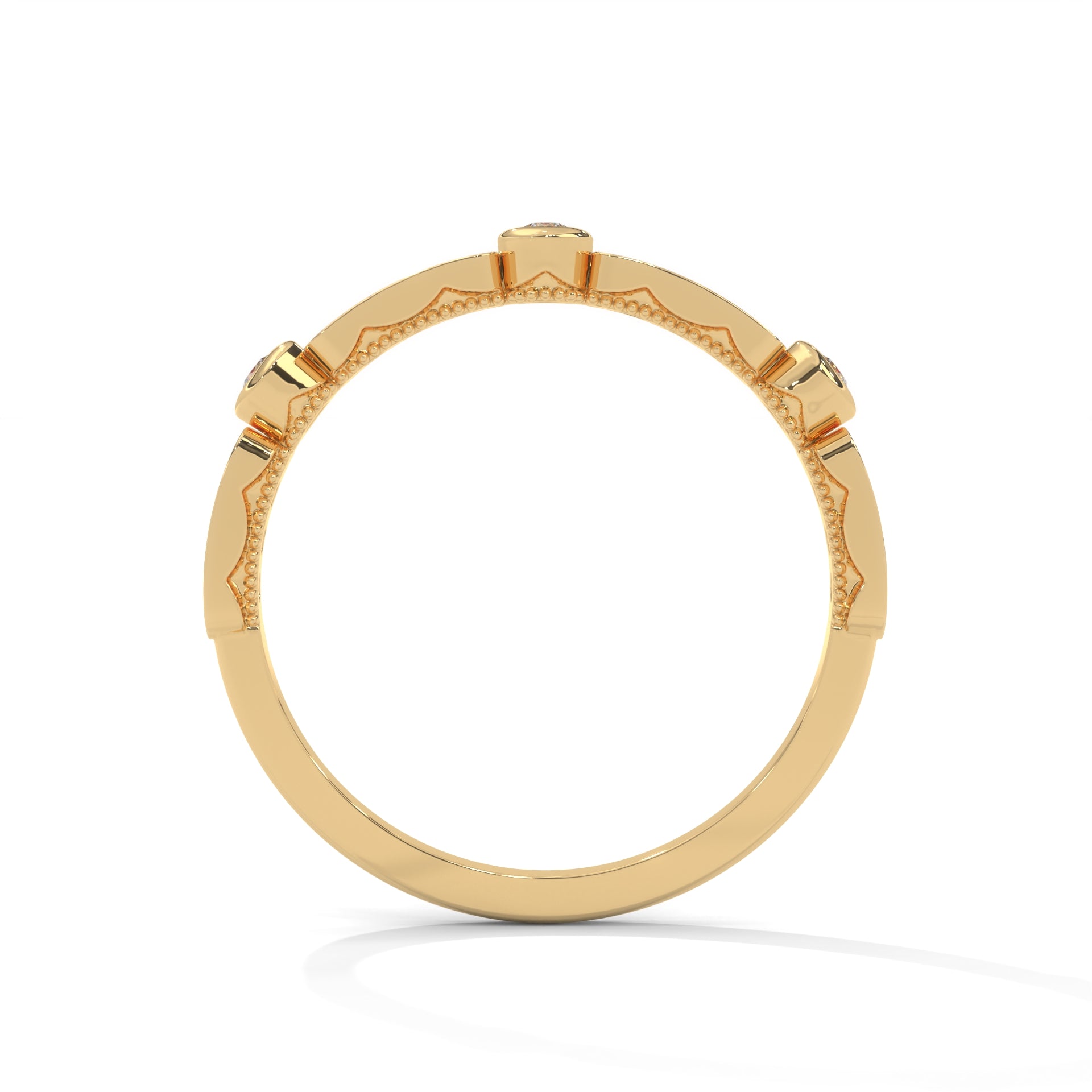 The Dazzling Array 0.23 CTW Round-Cut Diamond Ladies' Ring | 14K/18K Gold
