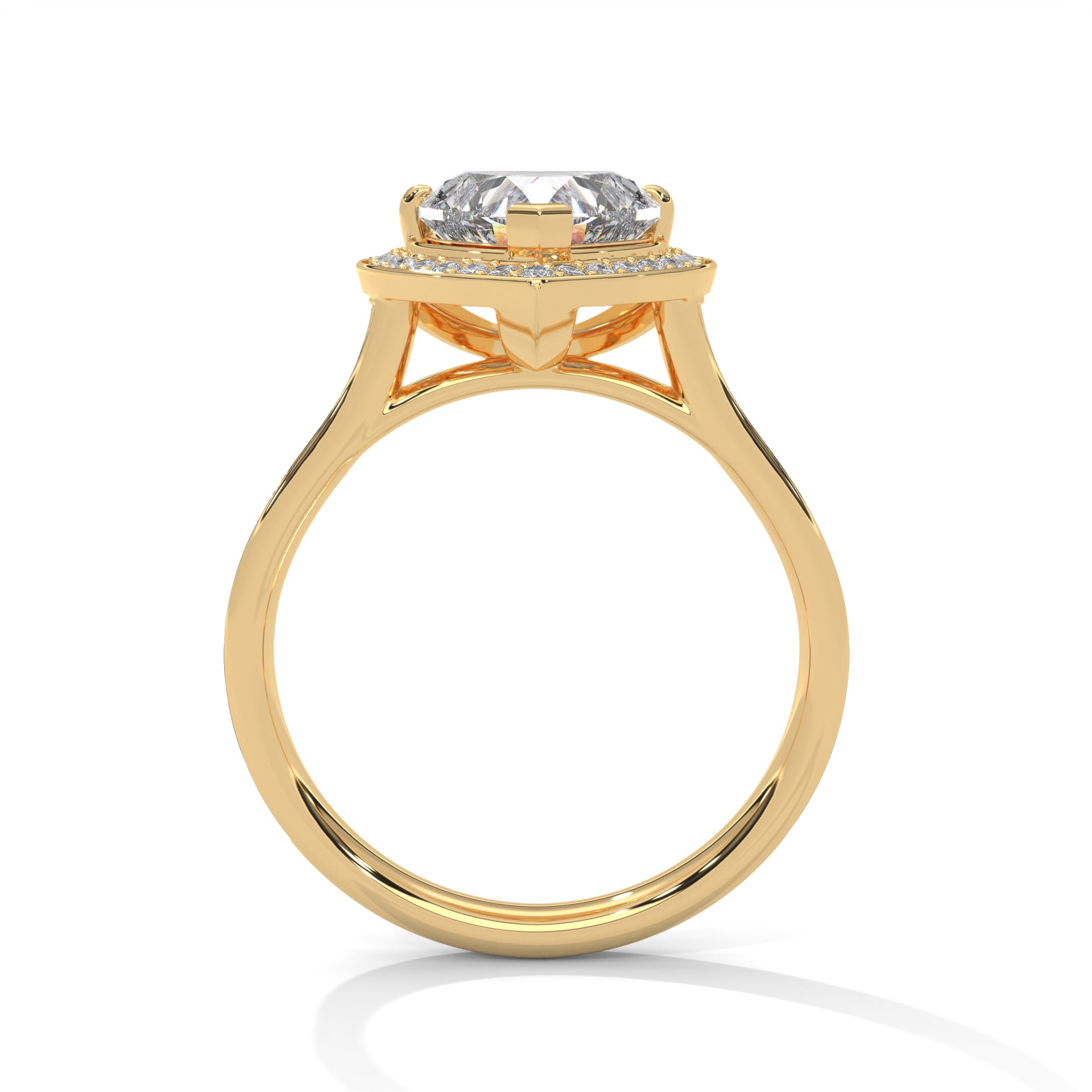 Halo 3 CTW Heart-Cut Lab Grown Diamond Ring | 3.46 CTW