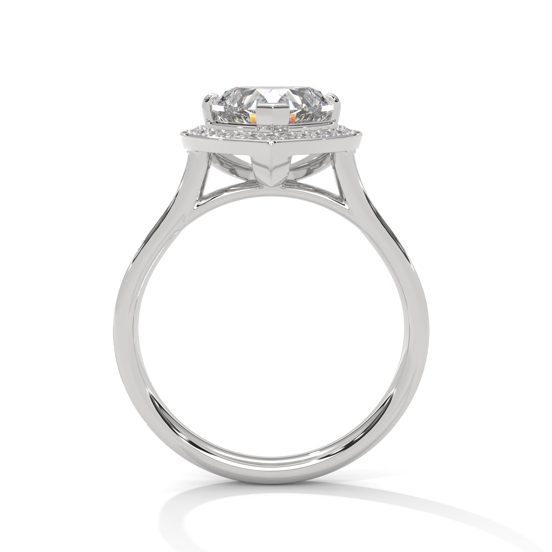Halo 3 CTW Heart-Cut Lab Grown Diamond Ring | 3.46 CTW