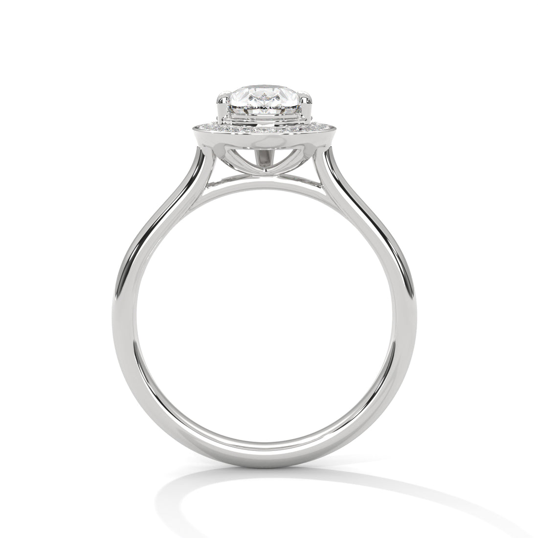 Elysian Halo 1.5 CTW Pear-Cut Lab Grown Diamond Ring | 1.64 CTW