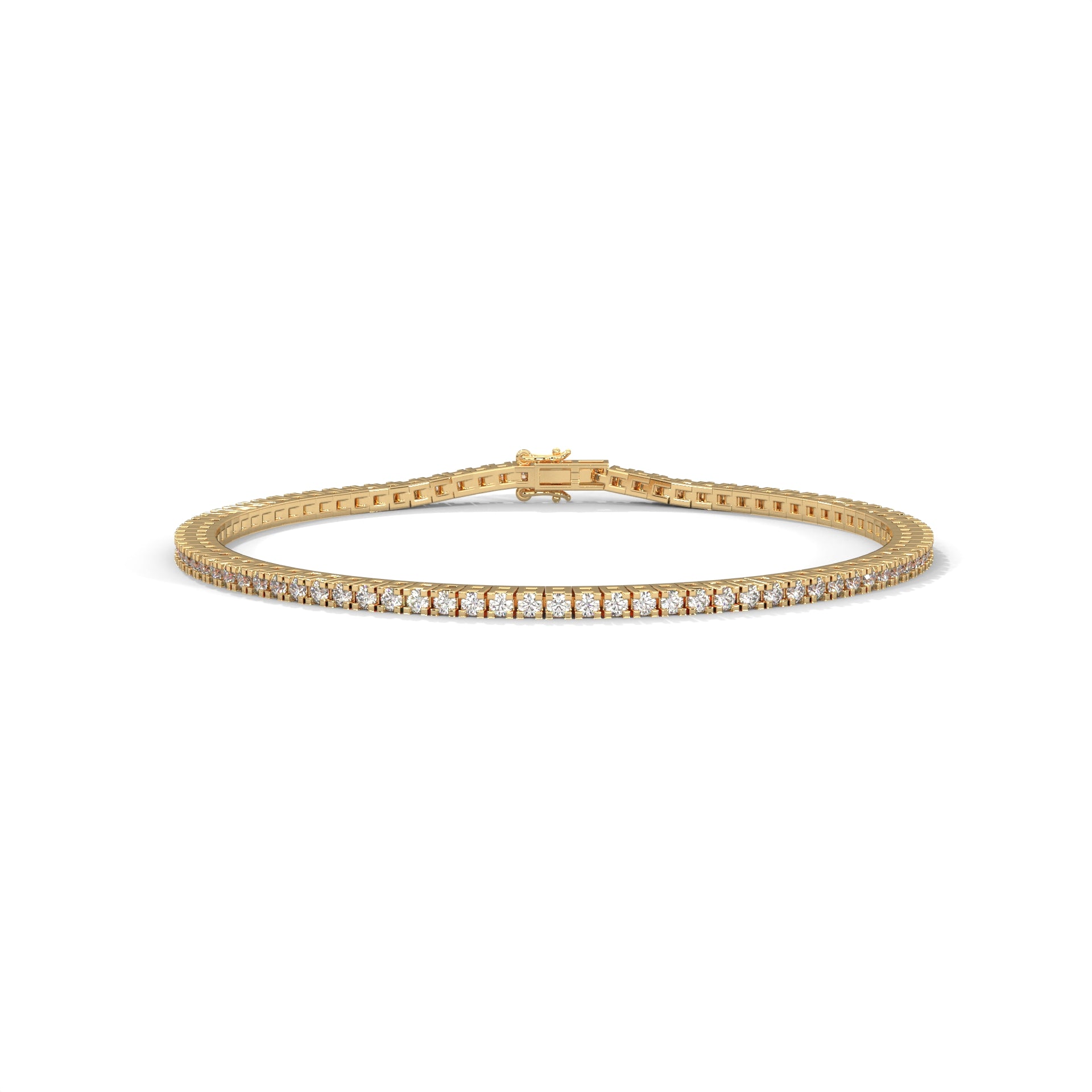 Lumière Classic Round-Cut Lab-Grown Diamond Tennis Bracelet | 2.18 CTW