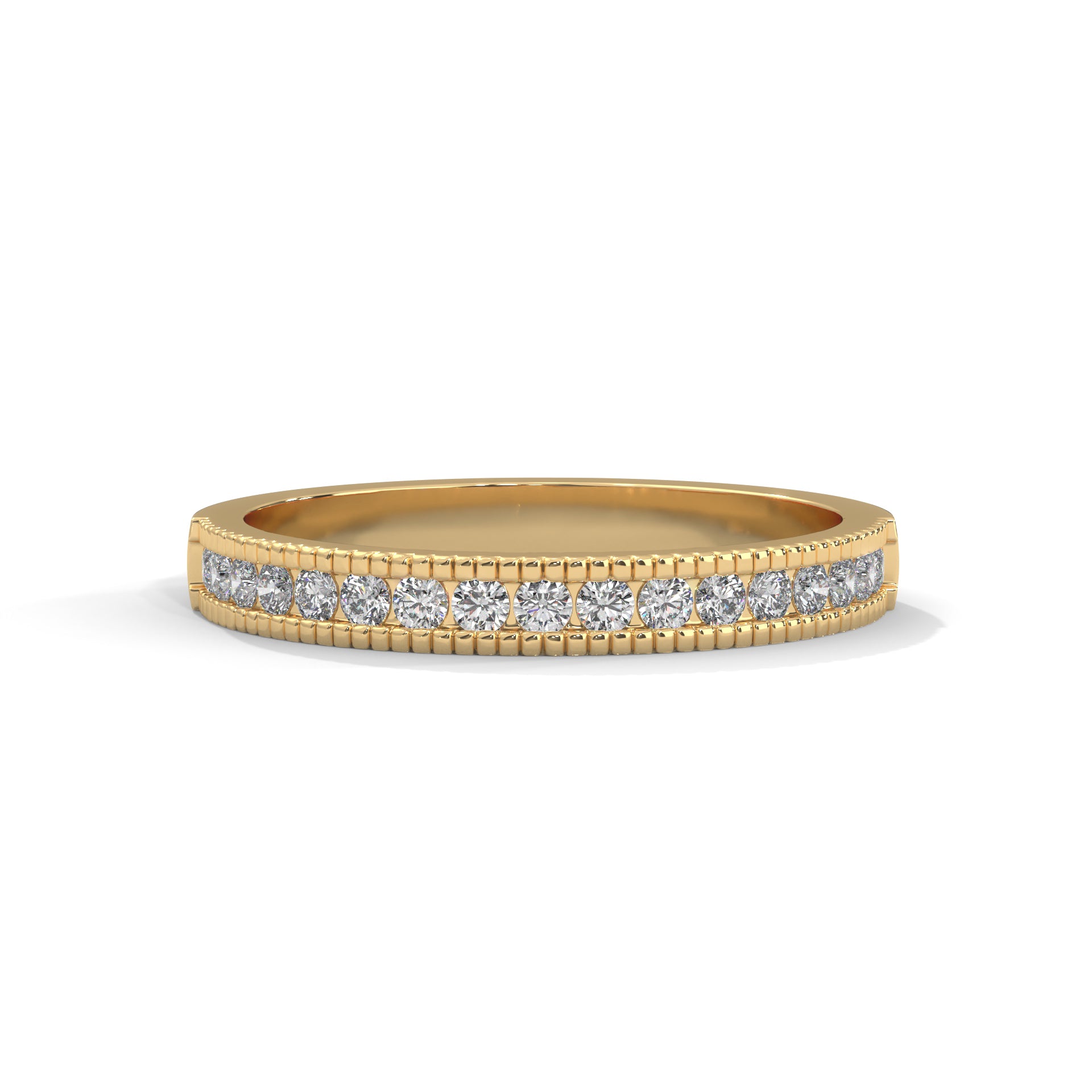 The Radiant Channel 0.31 CTW Round-Cut Diamond Ladies' Ring | 14K/18K Gold