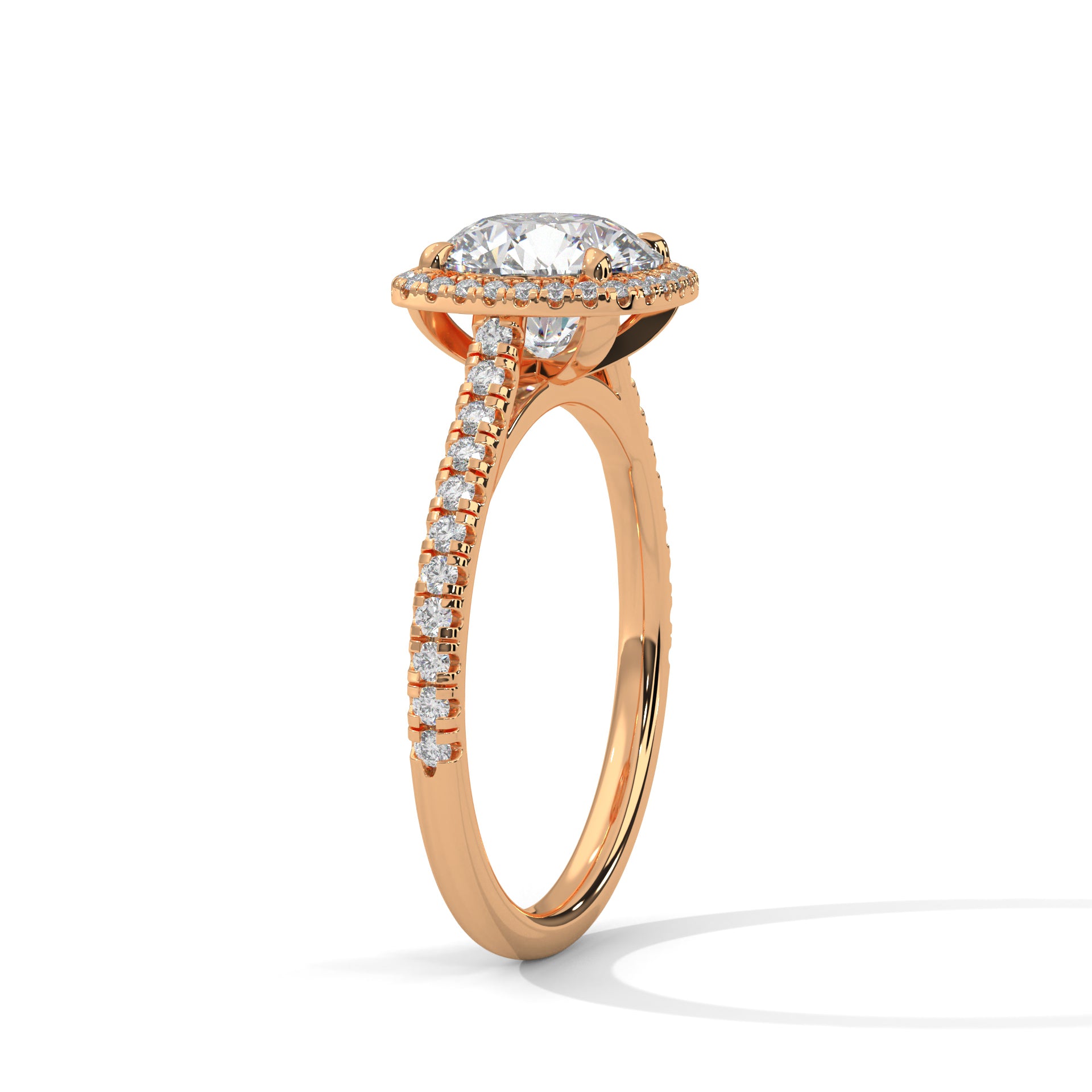 Seraphina Glow 1.5 CT Lab Grown Cushion-Cut Diamond Halo Ring | 1.86 CTW