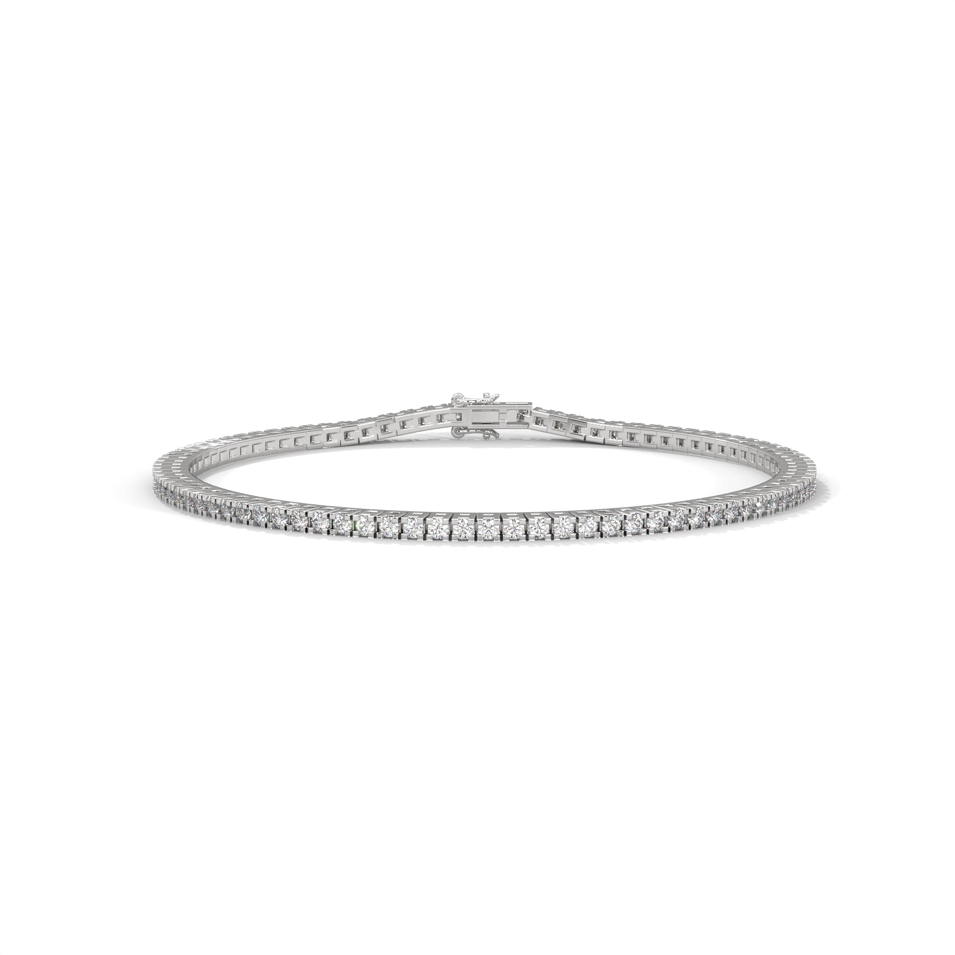 Lumière Classic Round-Cut Lab-Grown Diamond Tennis Bracelet | 2.18 CTW