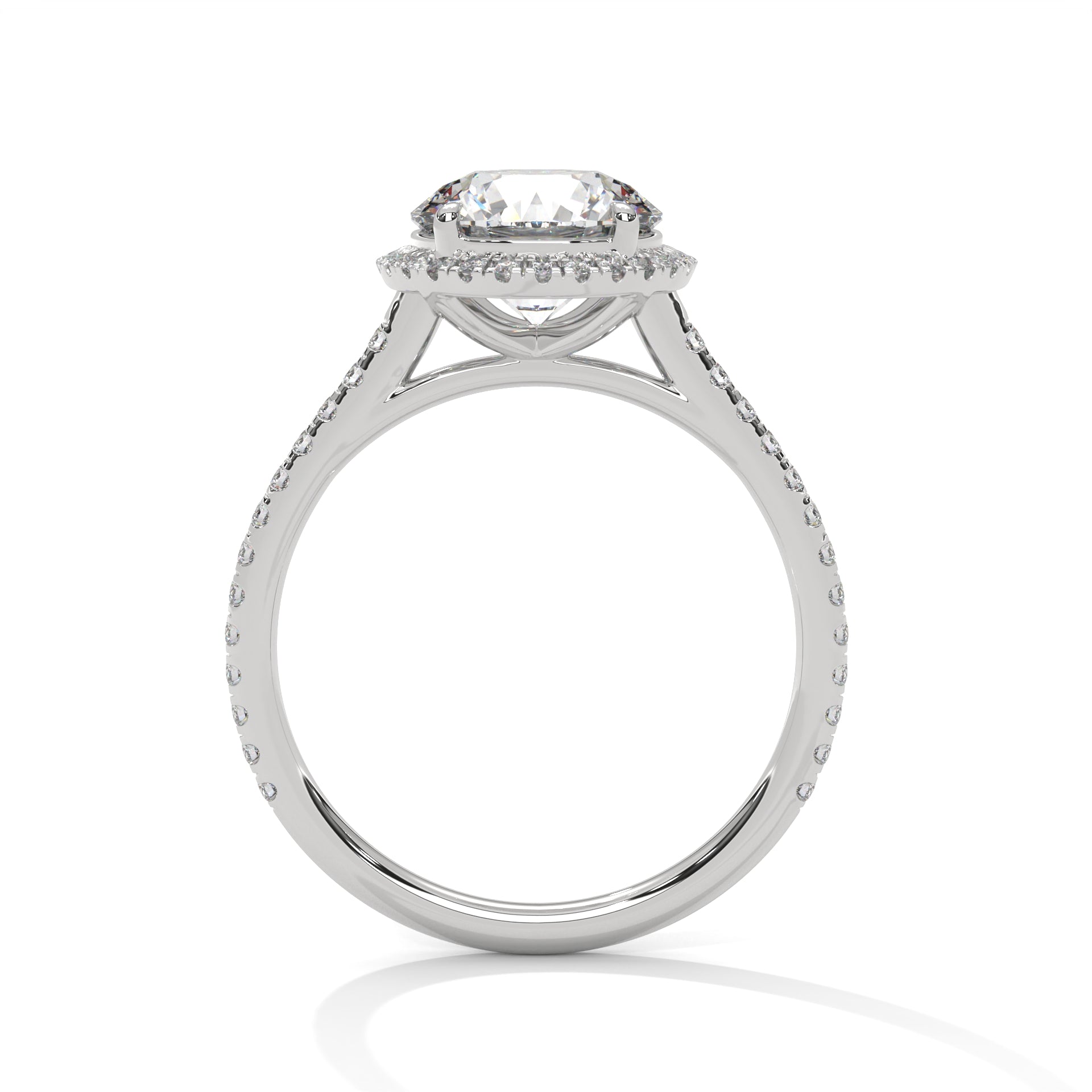 Brilliance 3CT Round Lab-Grown Diamond Engagement Ring | 3.34 CTW