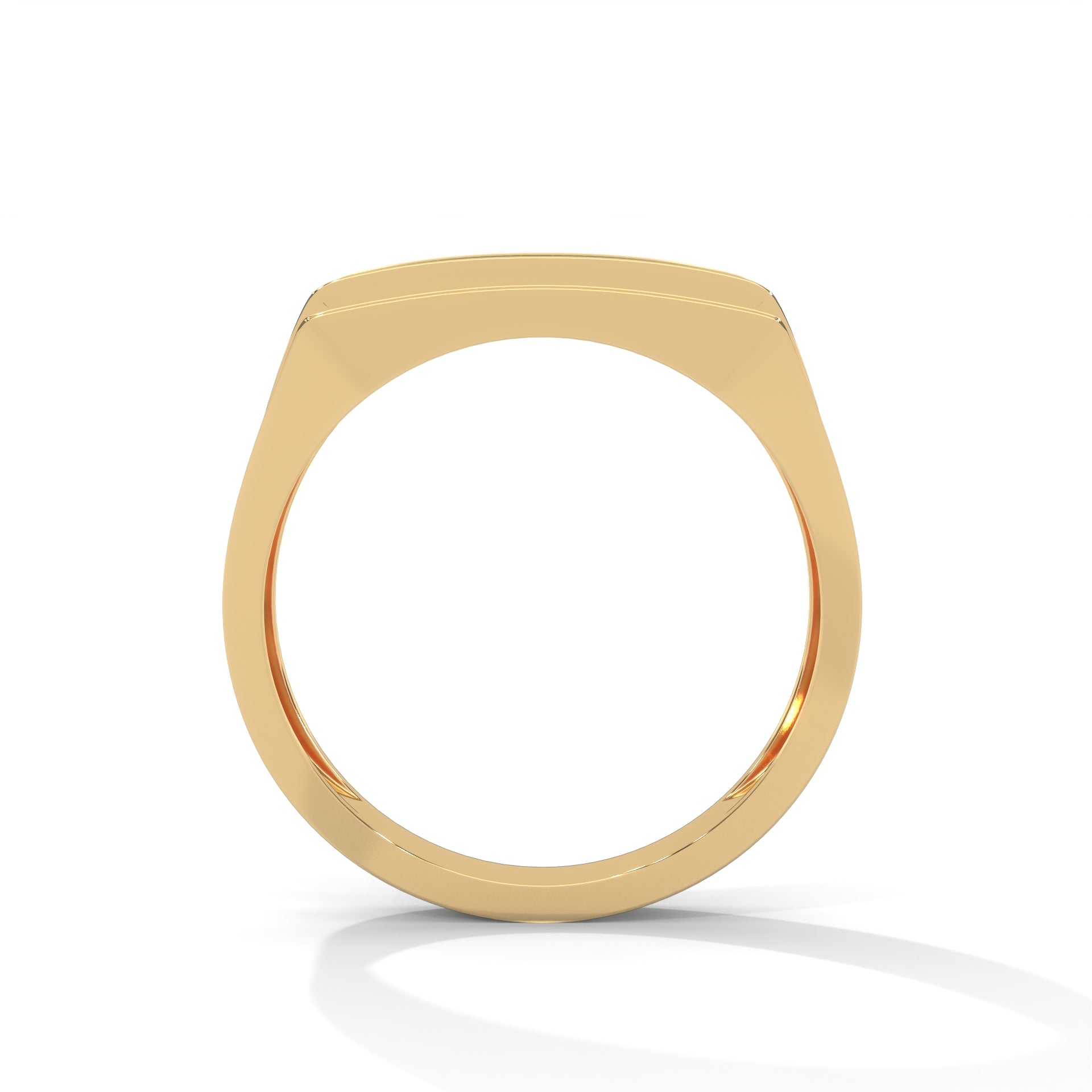 Noble 0.60 CTW Round Lab-Grown Diamond Rectangular Men's Ring