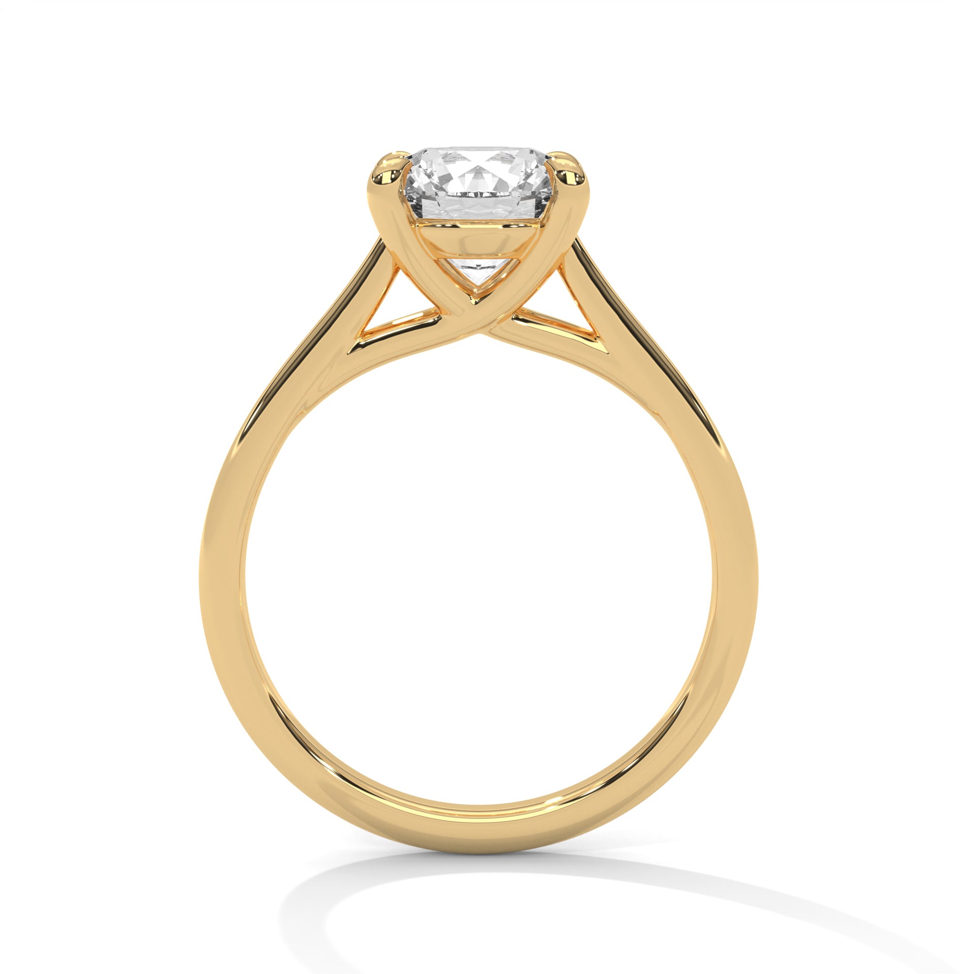 Luminous Grace 1 CT Round Lab-Grown Diamond Ring | E VS1