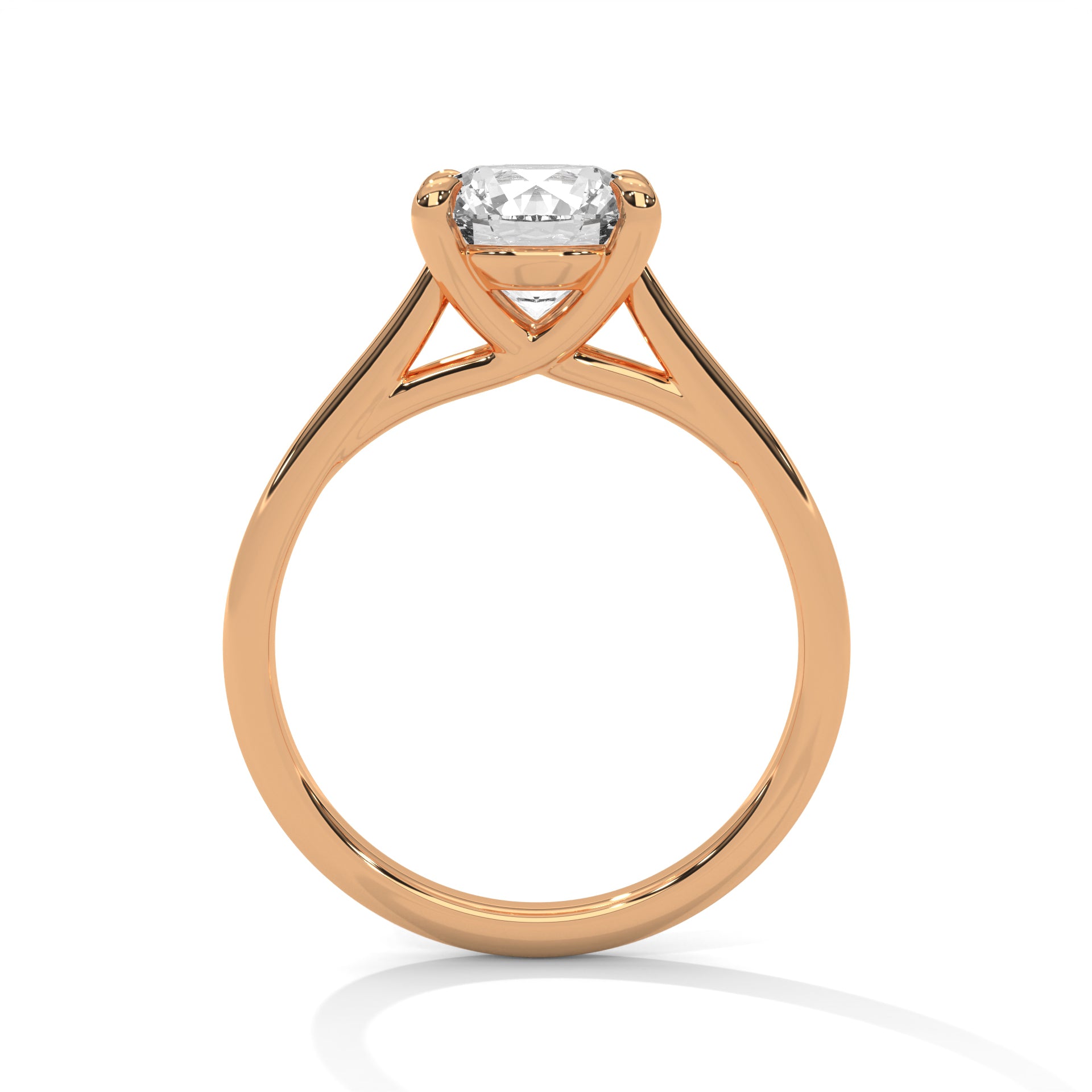 Luminous Grace 1 CT Round Lab-Grown Diamond Ring | E VS1