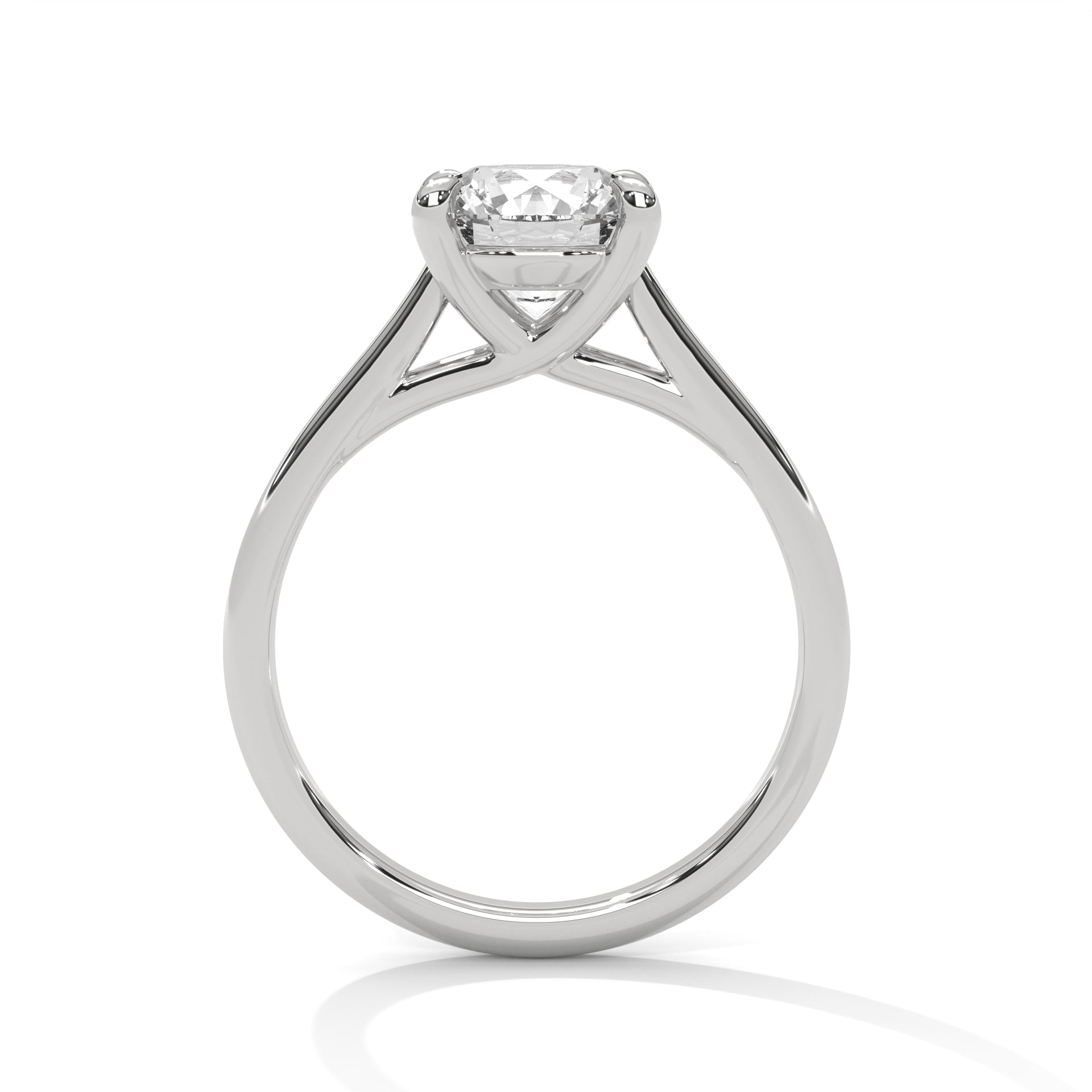 Luminous Grace 1 CT Round Lab-Grown Diamond Ring | E VS1