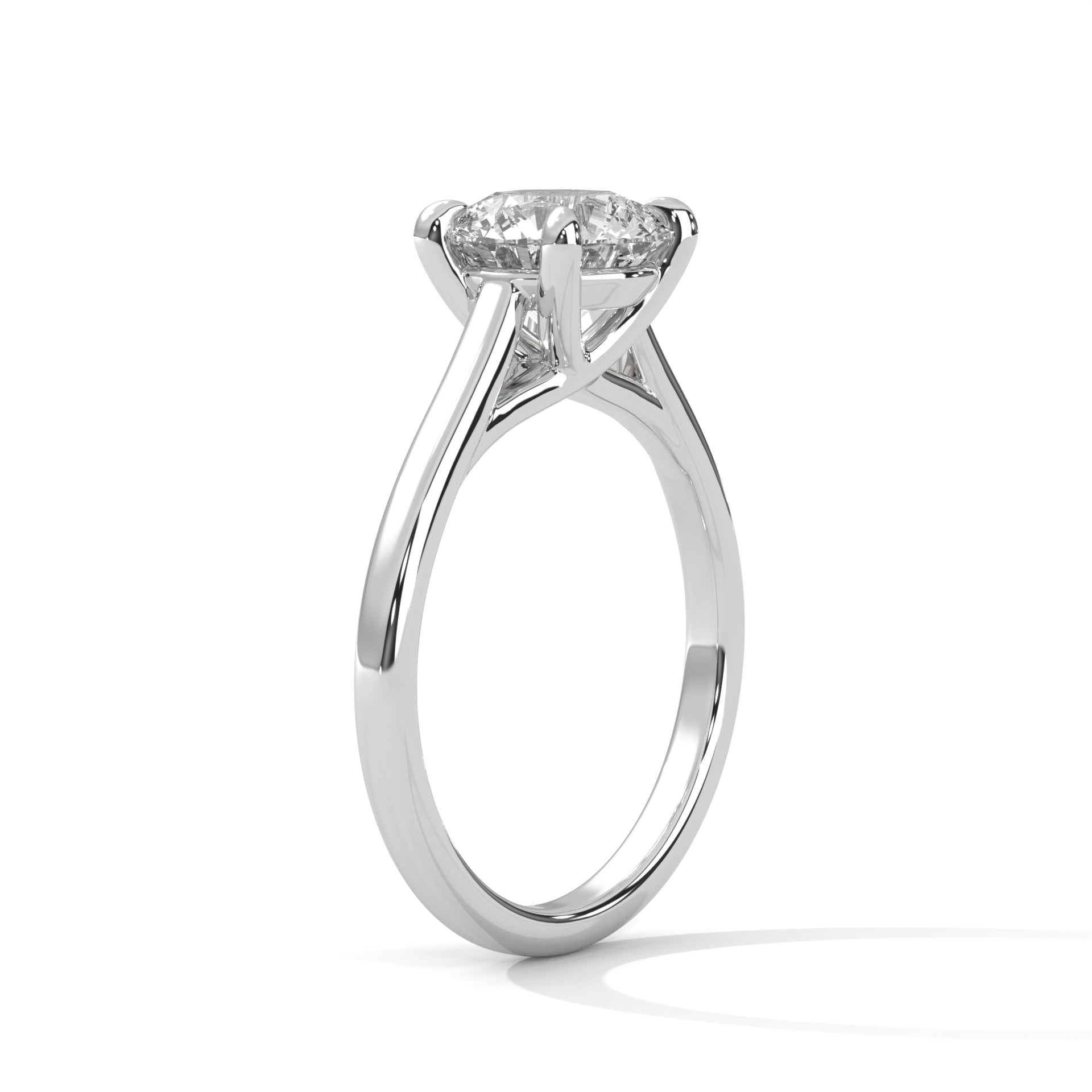 Luminous Grace 1 CT Round Lab-Grown Diamond Ring | E VS1