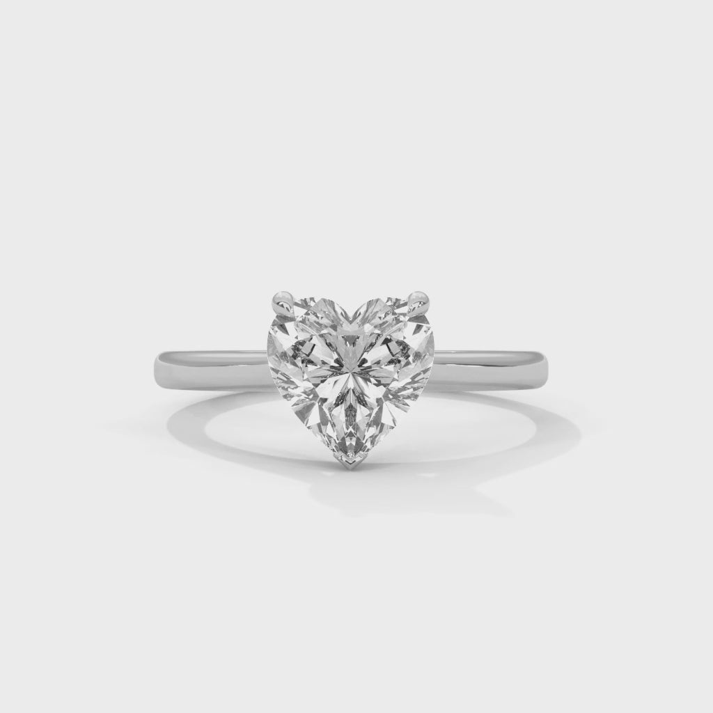 Endless Love 1.5 CT Heart Cut Lab-Grown Diamond Ring