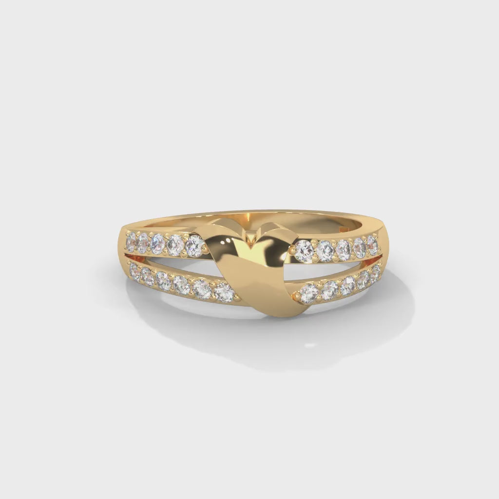 AmorTie  Lab-Grown Diamond Knot Ring | 2.02 CTW