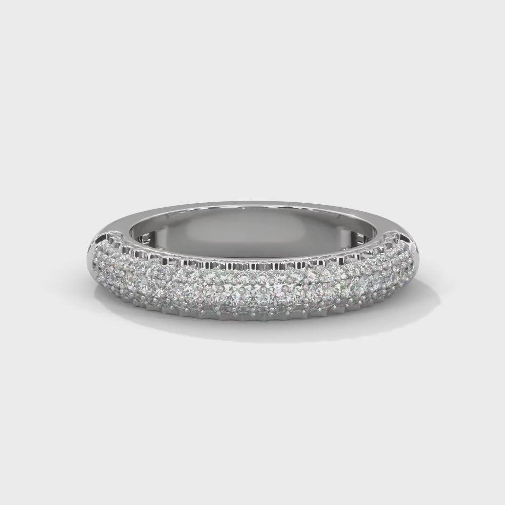 The Gleaming Band 0.45 CTW Round-Cut Diamond Ladies' Ring | 14K/18K Gold