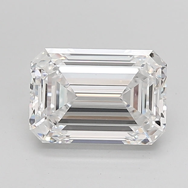 3.09ct D-VVS2 IGI Certified Emerald Cut